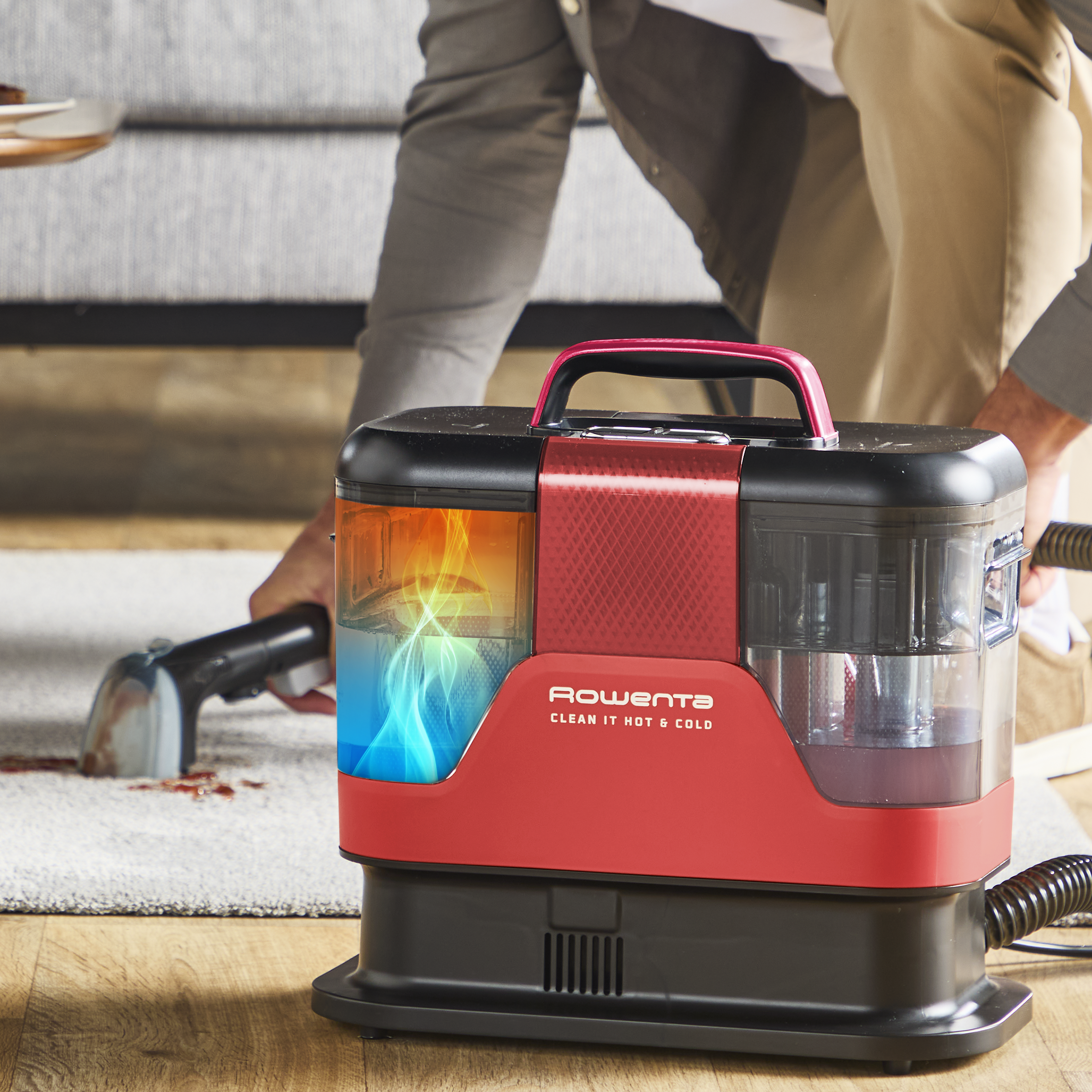 Clean It Hot & Cold, Smacchiatore, Pulitore per Tappeti, Due Modalit di Pulizia | Lavatappeti | Rowenta Clean It Hot & Cold, Smacchiatore, Pulitore per Tappeti, Due Modalit di Pulizia | Lavatappeti | Rowenta