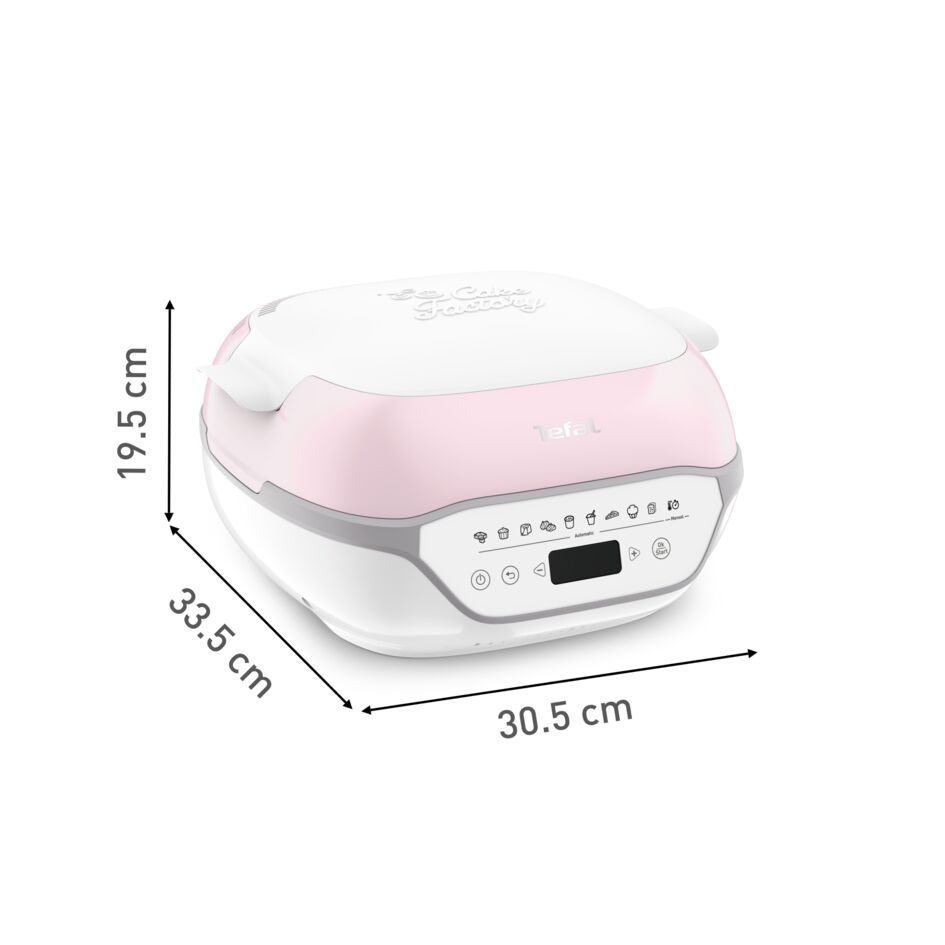 Machine à gâteaux Tefal KD801811 Cake Factory Machine Intelligente à Gâteaux 3 moules - DARTY