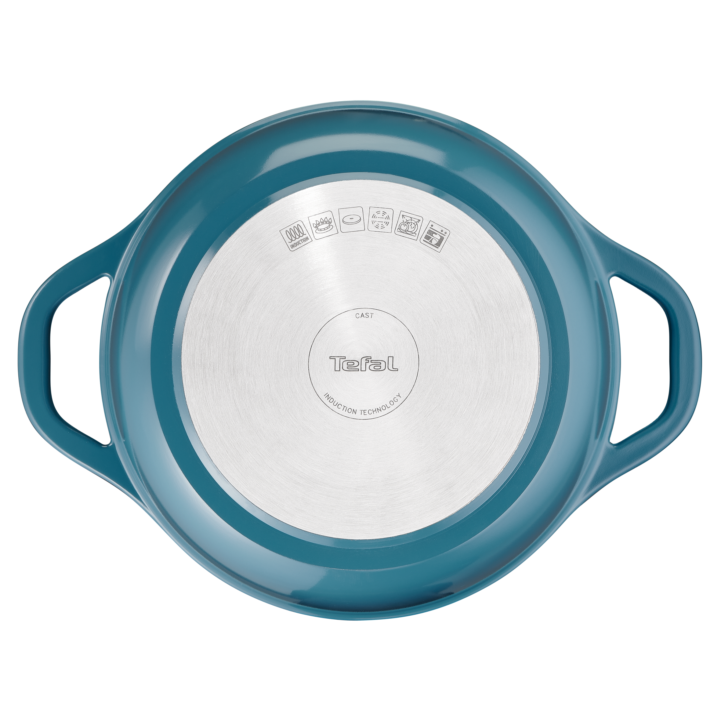 Tefal 24 cm gegoten aluminium braadpan, 4-5 personen, inductie, lichtgewicht gegoten aluminium, eenvoudige reiniging, keramische coating, condensatiedeksel, oven, Air Soft Light E2664625