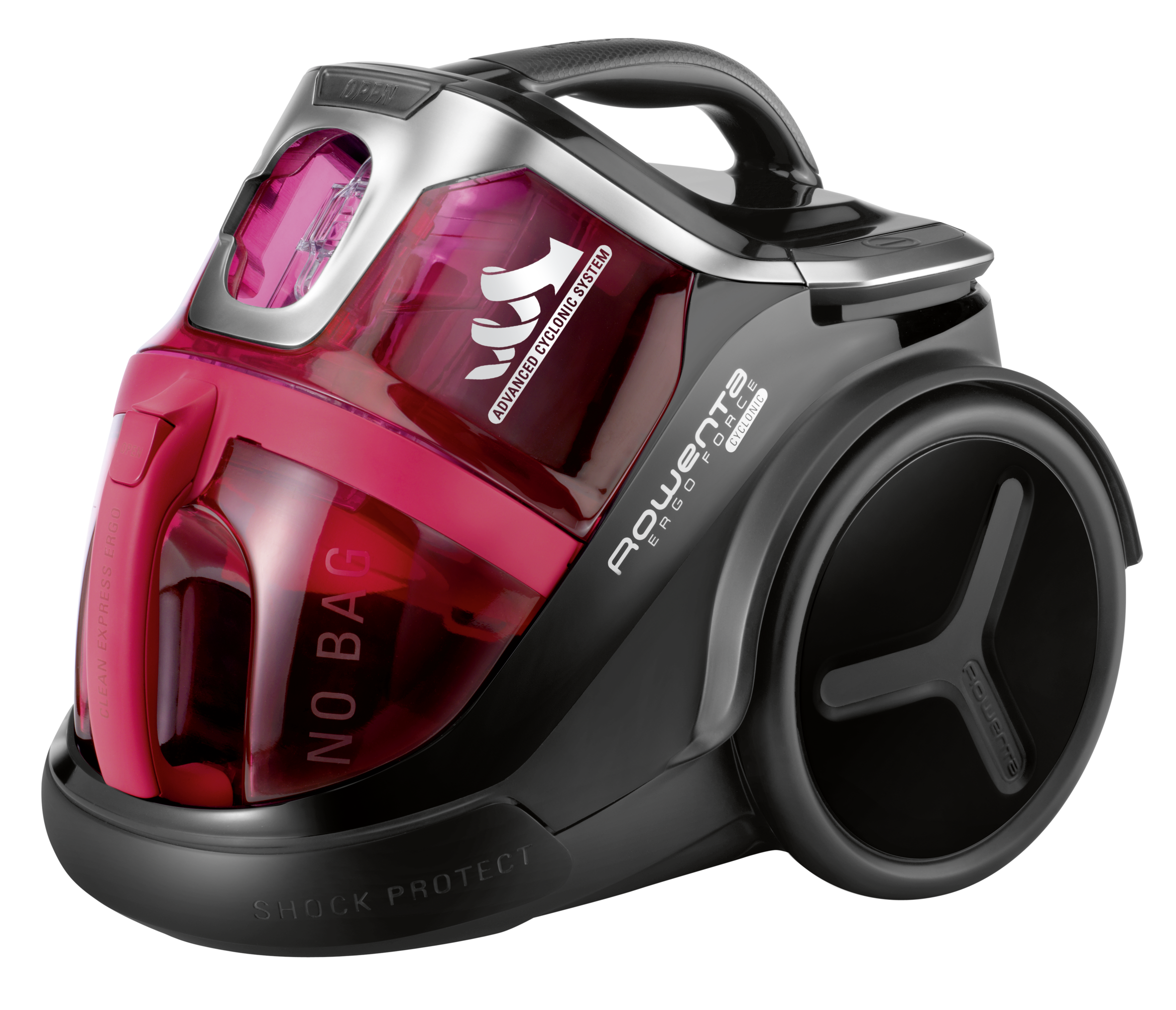Récipient à Poussière Pour Aspirateur Rowenta Compacteo Ergo - Compatible Modèles RO5396, Couleur Jaune