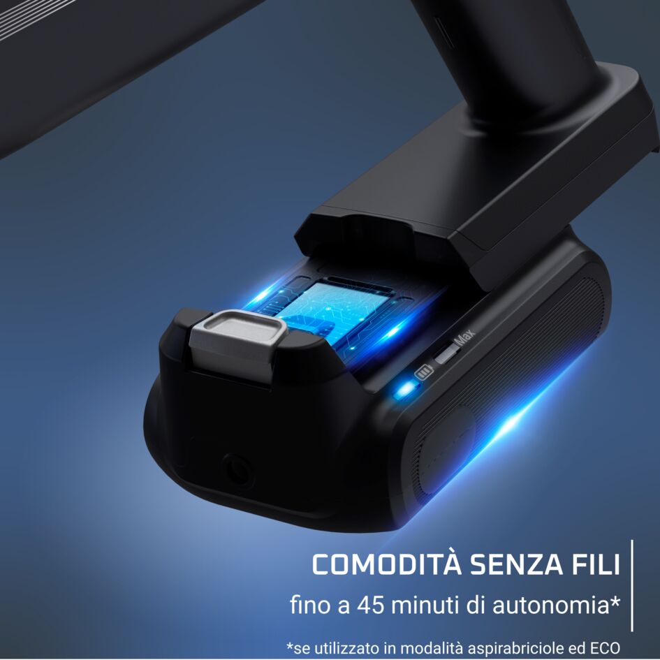 X-Pert 7.60, Aspirapolvere Senza Filo, Modello Essential, 140 W, Autonomia 45 Min