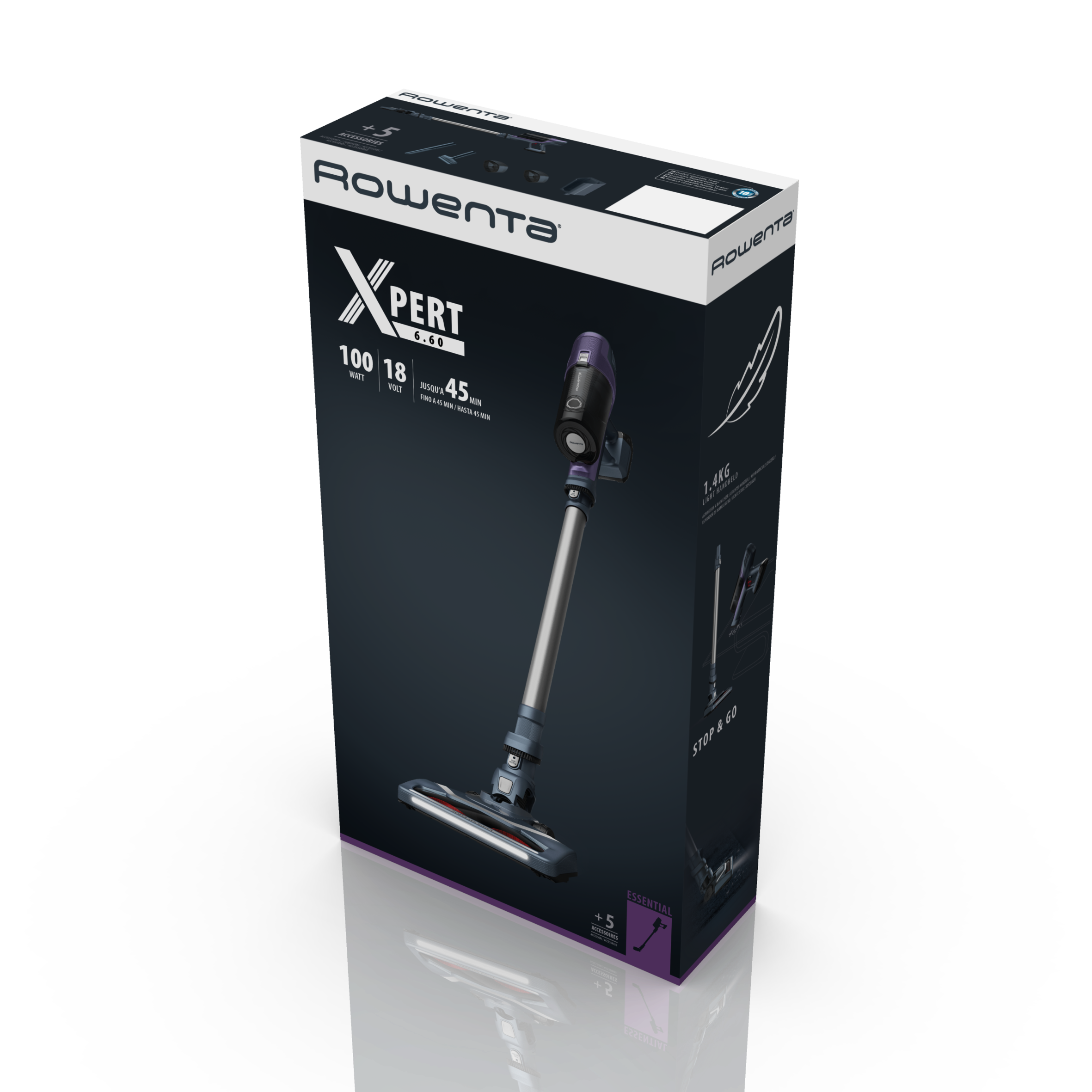 X-PERT 6.60 Essential | Akku-Staubsauger | Rowenta