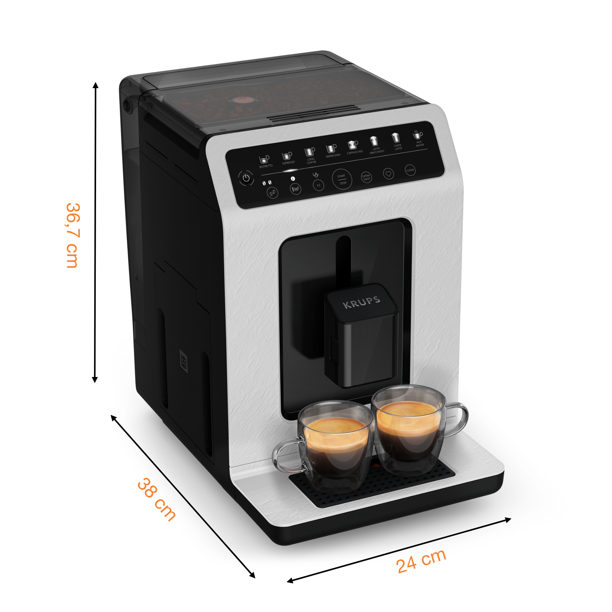 Evidence Eco-Design EA897A10 Machine à Espresso automatique à grains ...