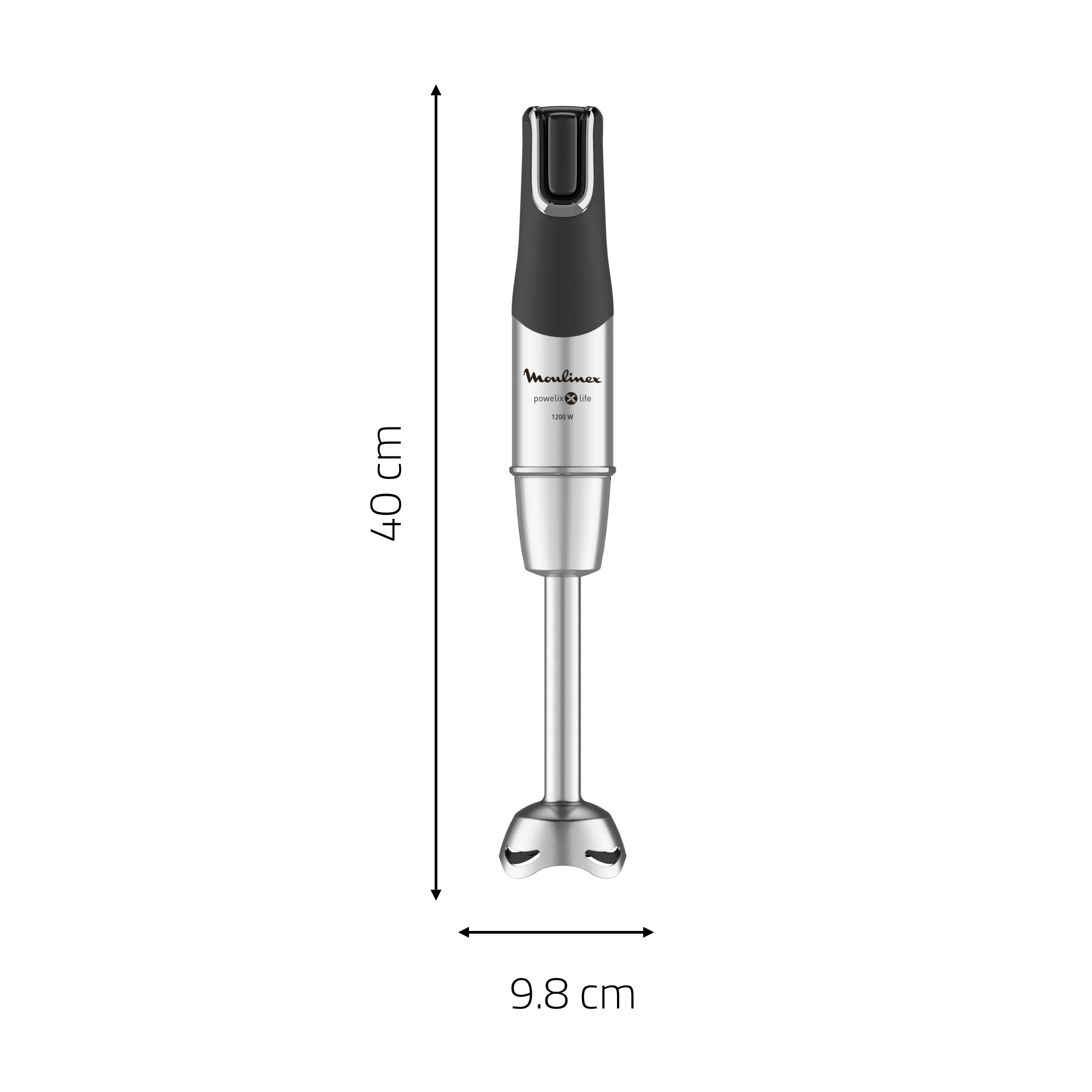 Mixeur Plongeant Moulinex Infinyforce Pro DD95HD10 - Argent/Noir - Neuf Sous Blister