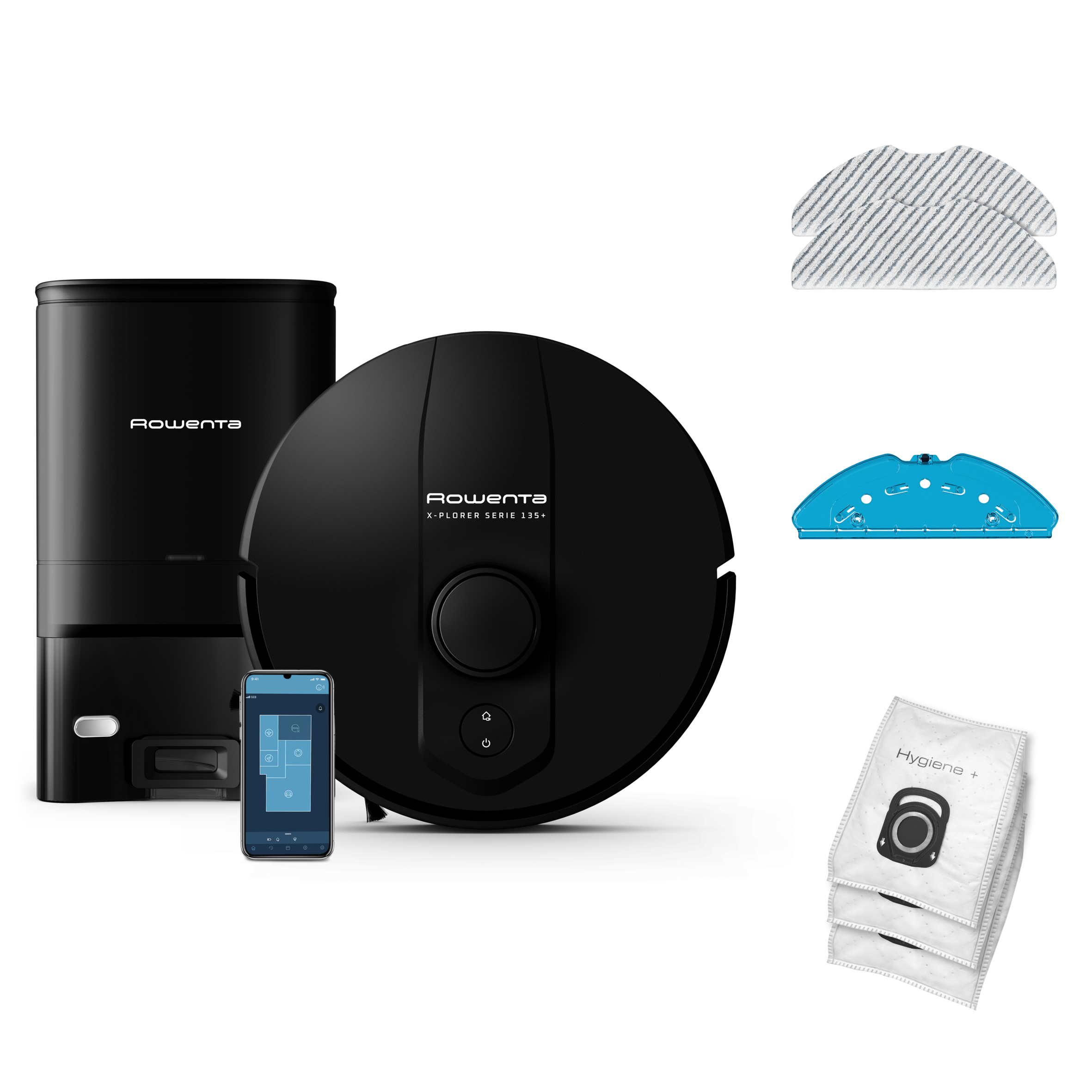Robotporszívó X-PLORER S135+ Detect 5000 PA RR91D5WH