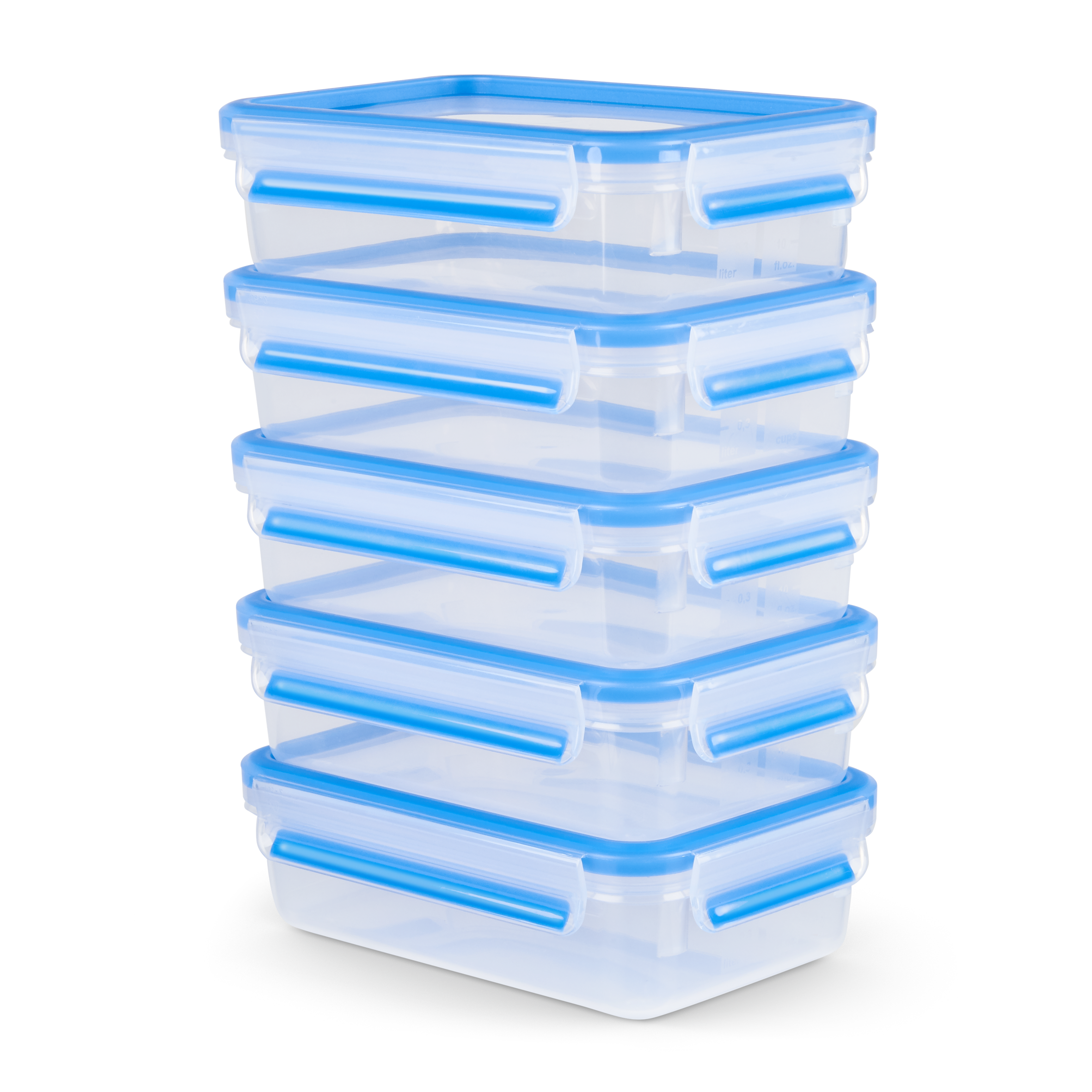 MasterSeal Fresh N1030710 Mealprep Set rechthoekig (5 x 0,8L)
