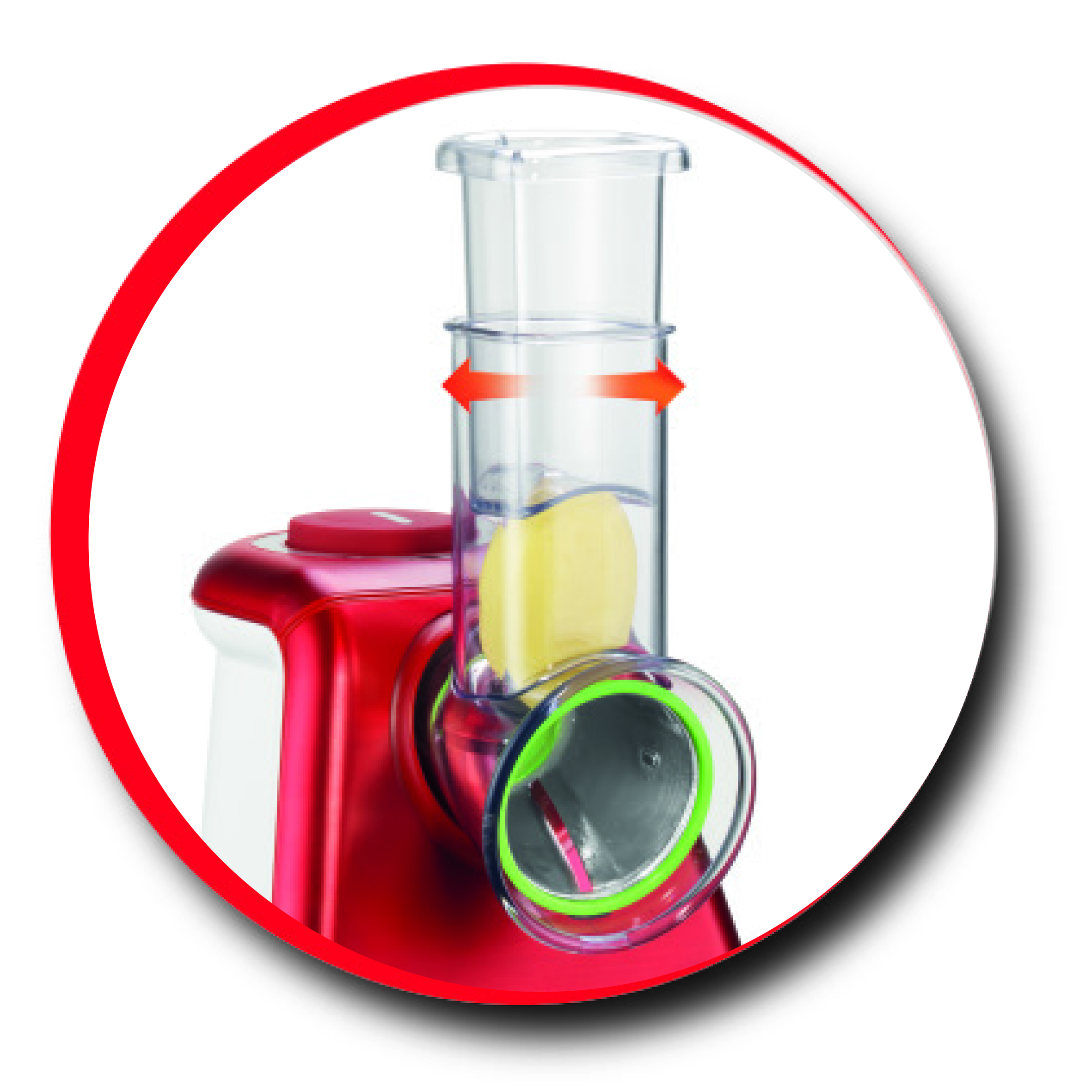 Moulinex Fresh Express Max DJ8115 - Râpe électrique 5 En 1 Avec Fonction Turbo - Coupe Légumes Rapide