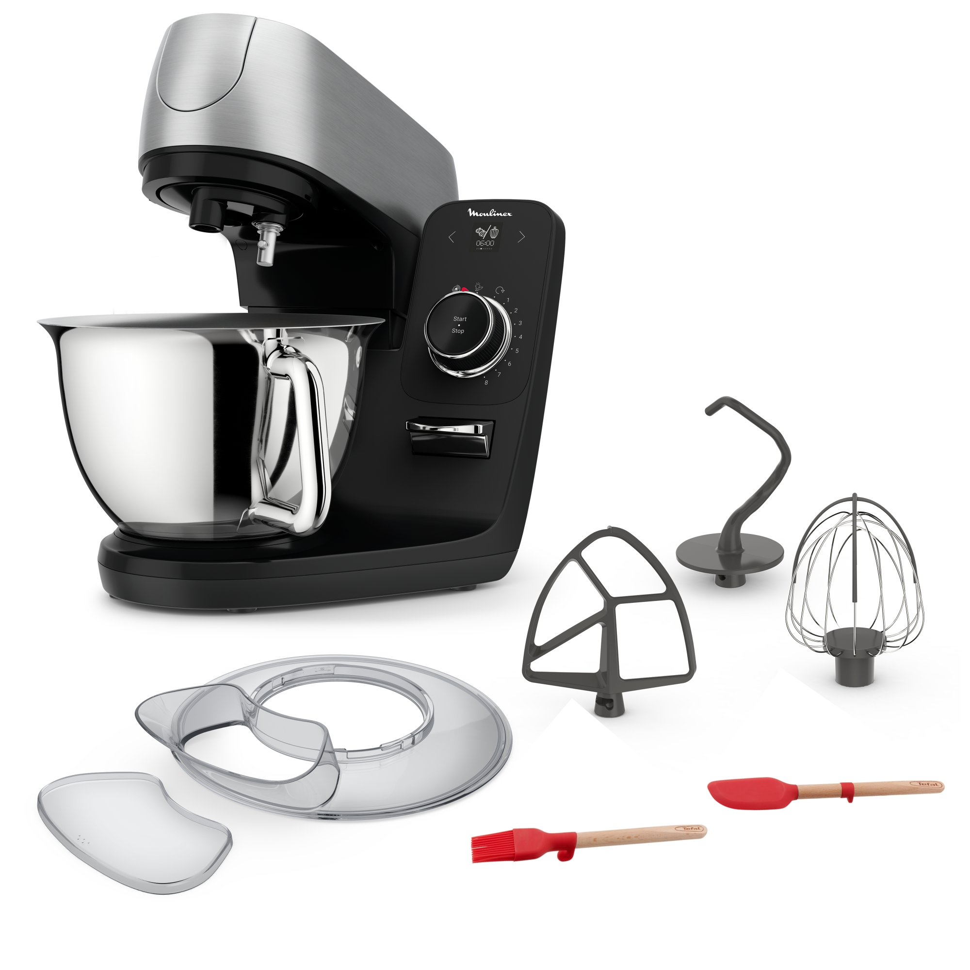Coach, Robot pâtissier, Bol de 5,5 L, Kit pâtisserie, Marye et pinceaux,  Coaching en pâtisserie, 1200 W