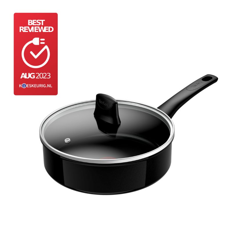 Tefal Trattoria - Hapjespan - 28 cm - Inclusief Deksel - Gietijzer