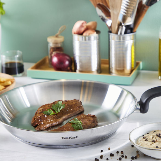 Poêles en acier inoxydable Tefal Poêles en inox Tefal