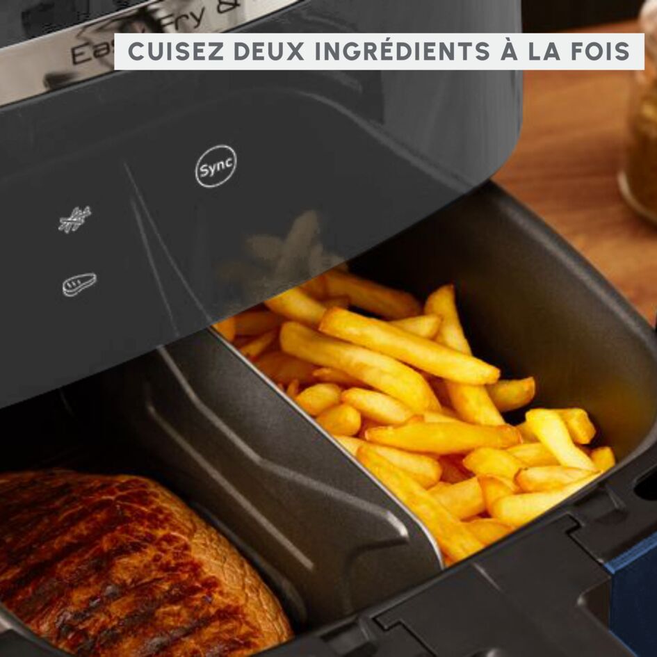 Poignée Bol Friteuse à Air Moulinex Tefal Fry Grill XXL AG80 EY80 EZ8 - Pièce Détachée Originale