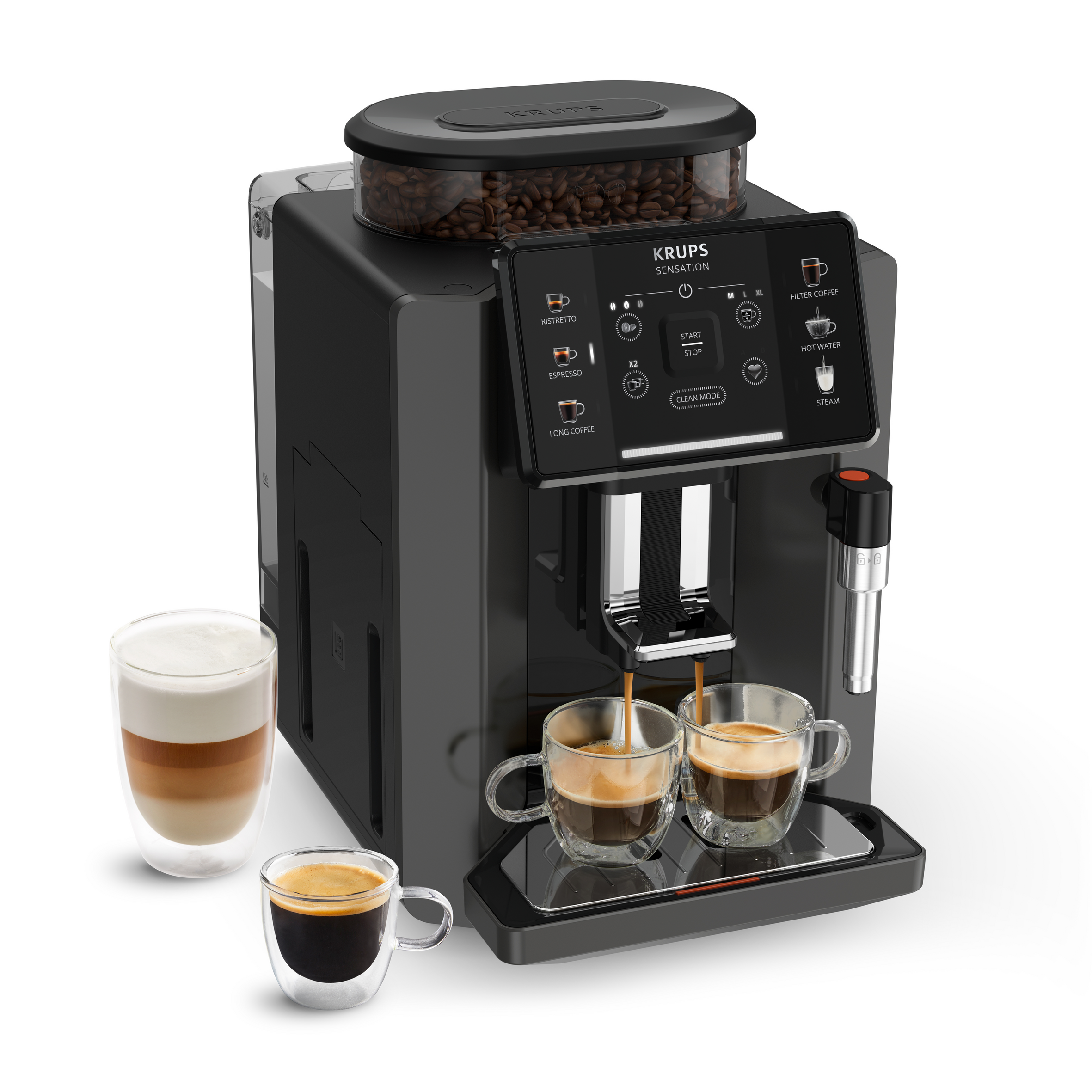 Sensation C50 Machine à café à grains  gris/noir