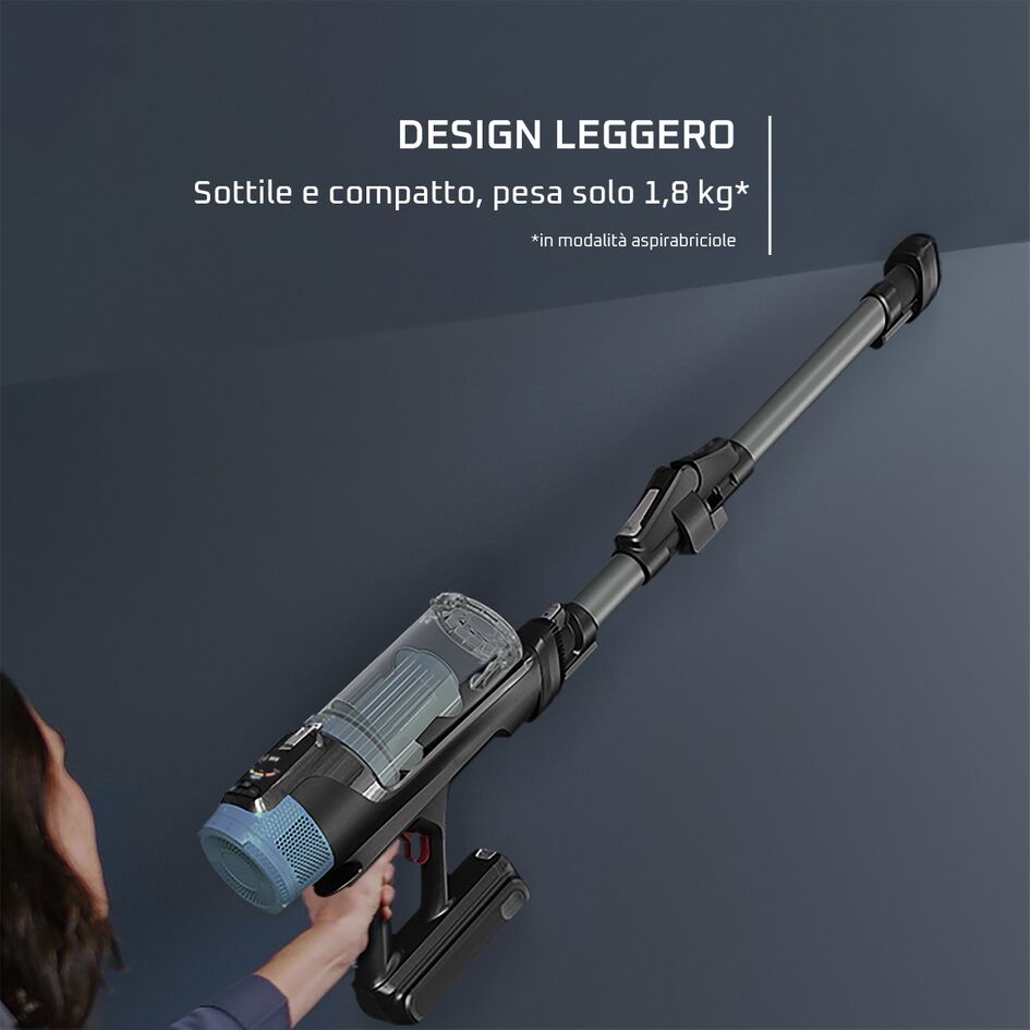 X-Force Flex 14.80, Aspirapolvere Senza Filo, Modello Aqua, 240 AW, Autonomia 90 Min