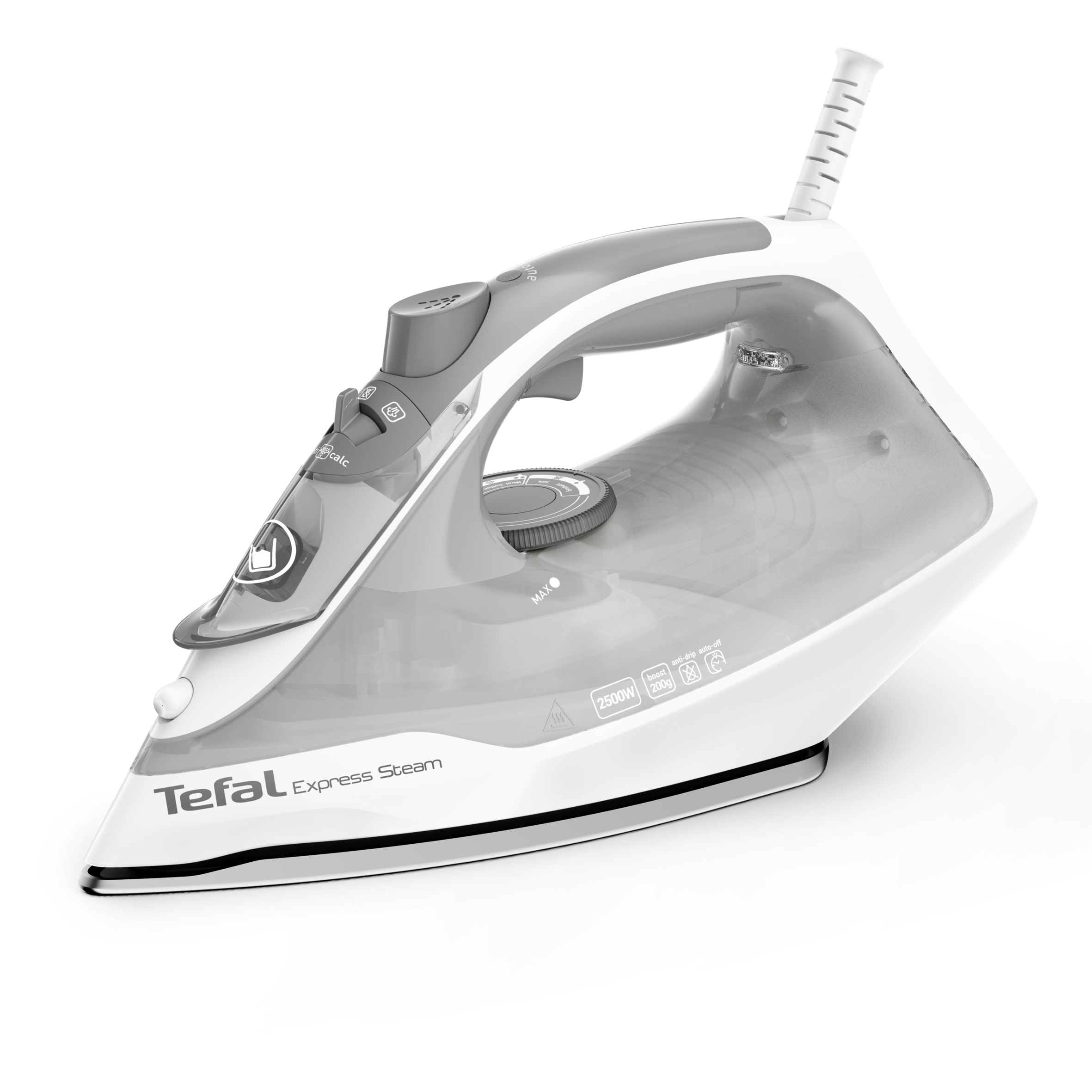 FV2863 Express Steam Napařovací žehlička Tefal šedobílá