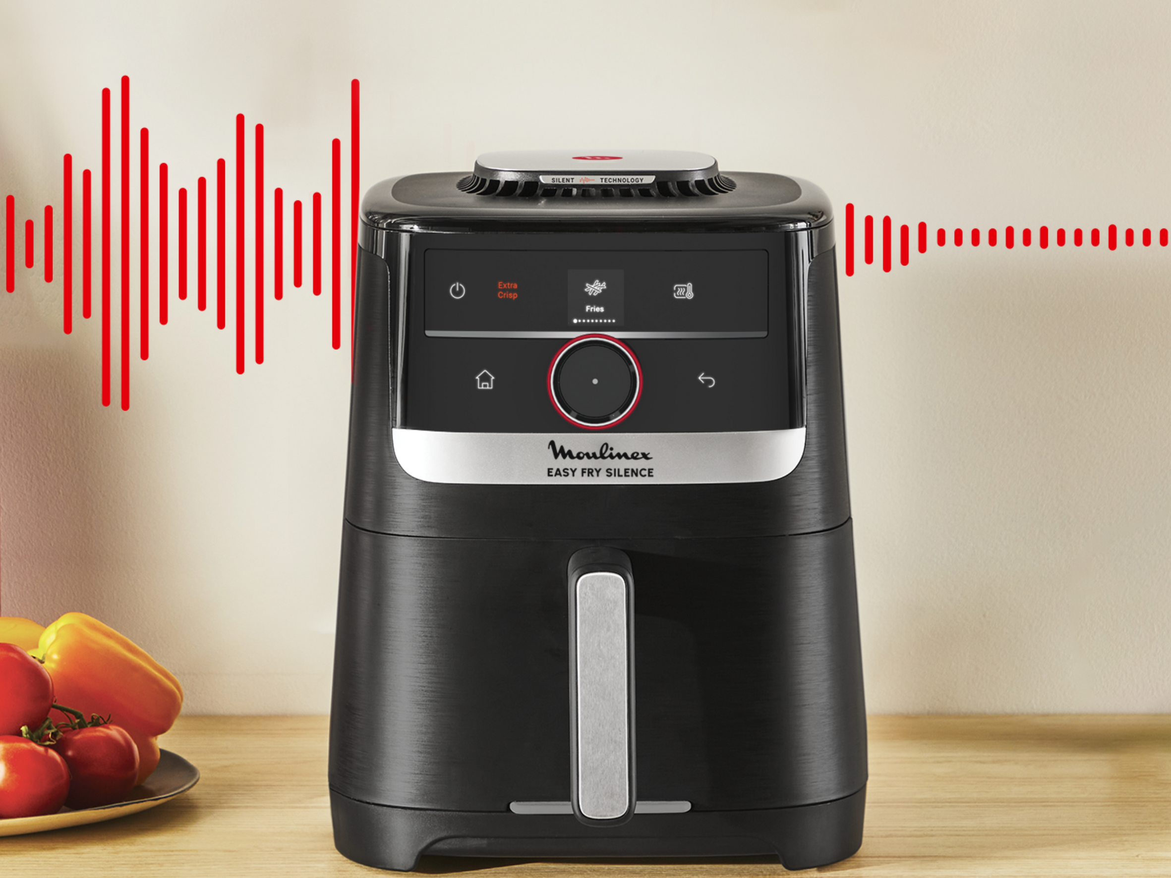 Easy Fry Smart & Silence, 5L, Air fryer, Noir | Air Fryers - Friteuses ...