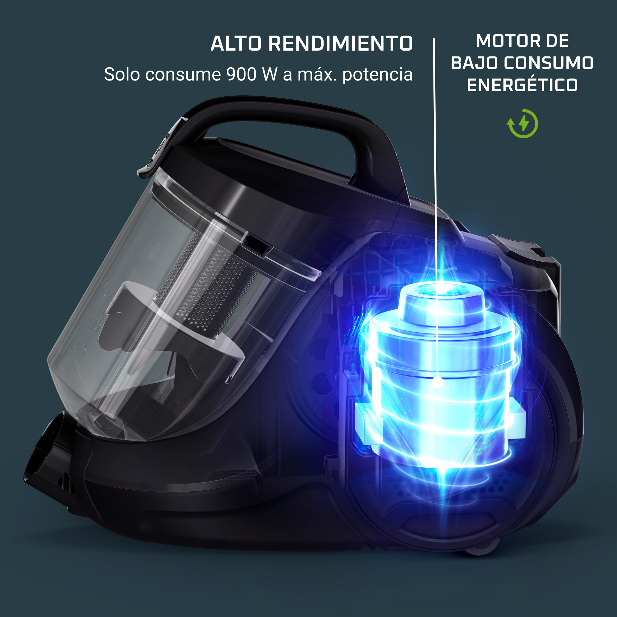 Aspiradora sin bolsa Swift Power Cyclonic Rojo Classic