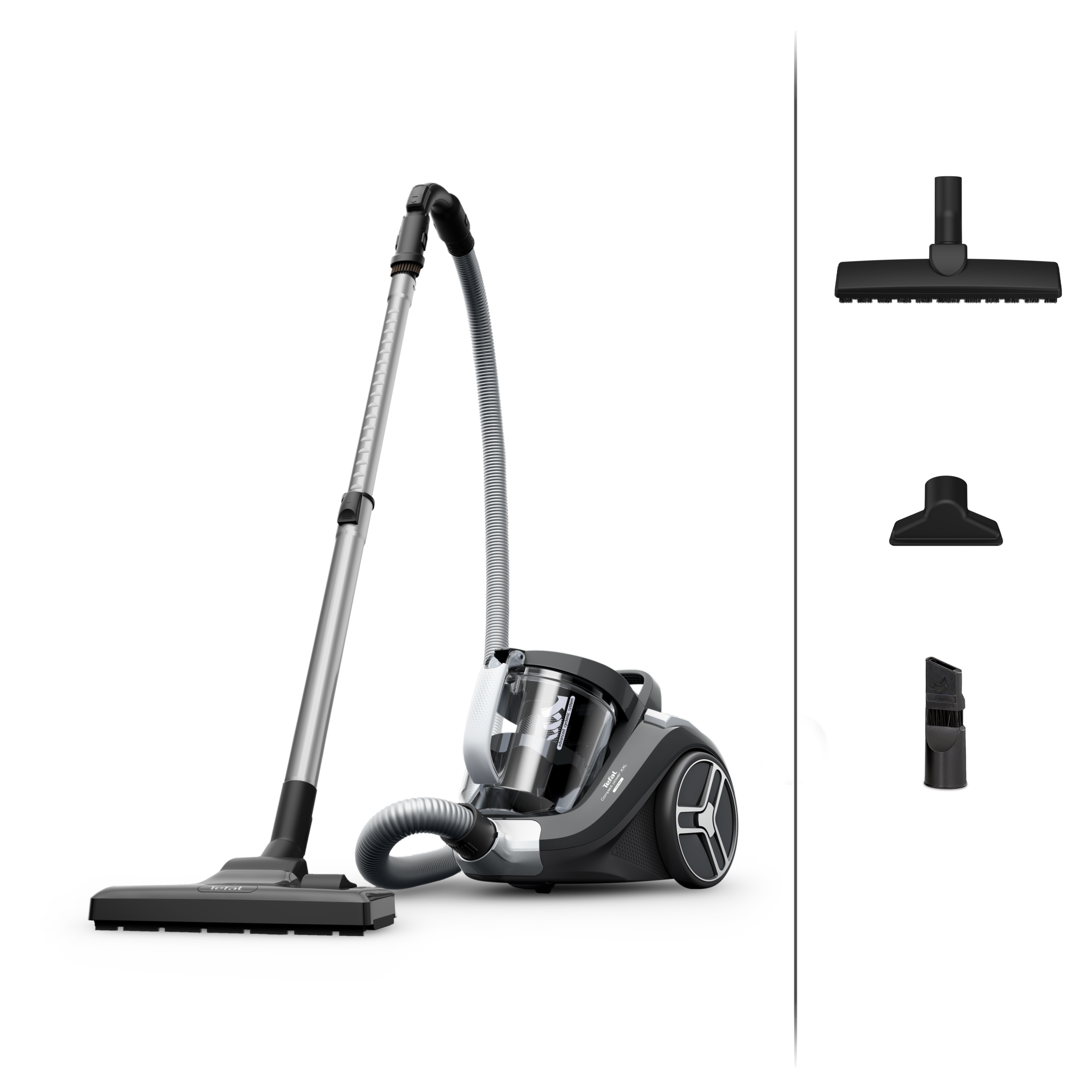 Tefal Compact Power XXL Total Clean, odkurzacz bezworkowy, 750 W, filtracja, 2,5 l