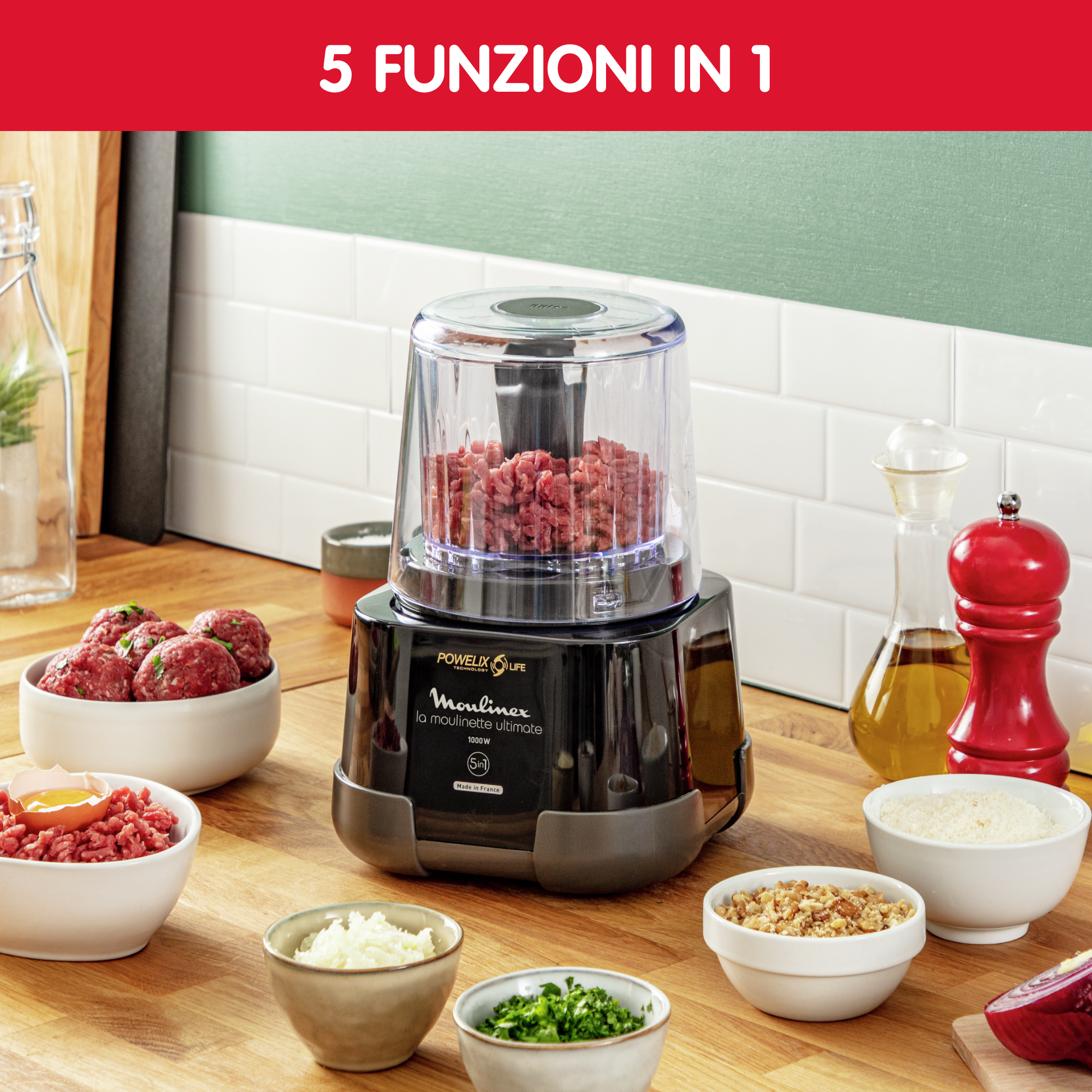 Moulinex Coperchio E Tritatutto La Moulinette Ultimate - Ricambi Per DP8108, DP8158, MF8158