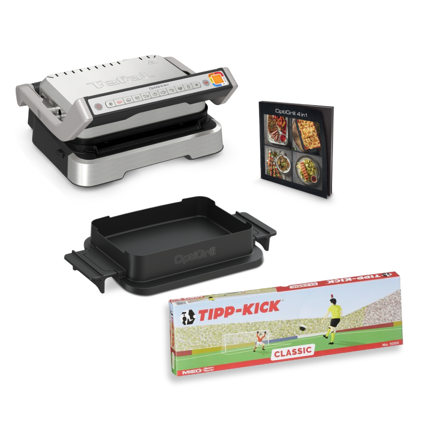 OptiGrill 4in1 GC774D  inkl. gratis Tipp-Kick (Sonderedition)