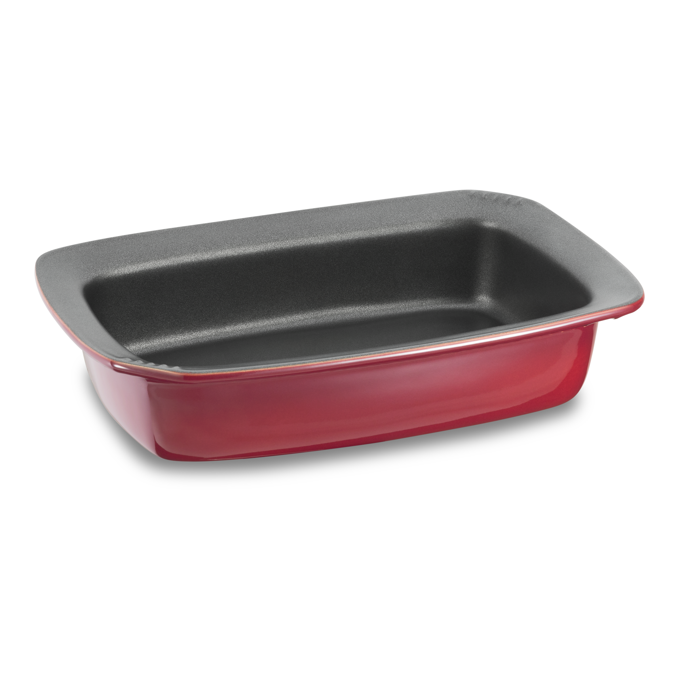 Plat à four rectangulaire anti-adhésif 38 x 31 cm Boîte SO EASY  GRES/EMAIL ROUGE
