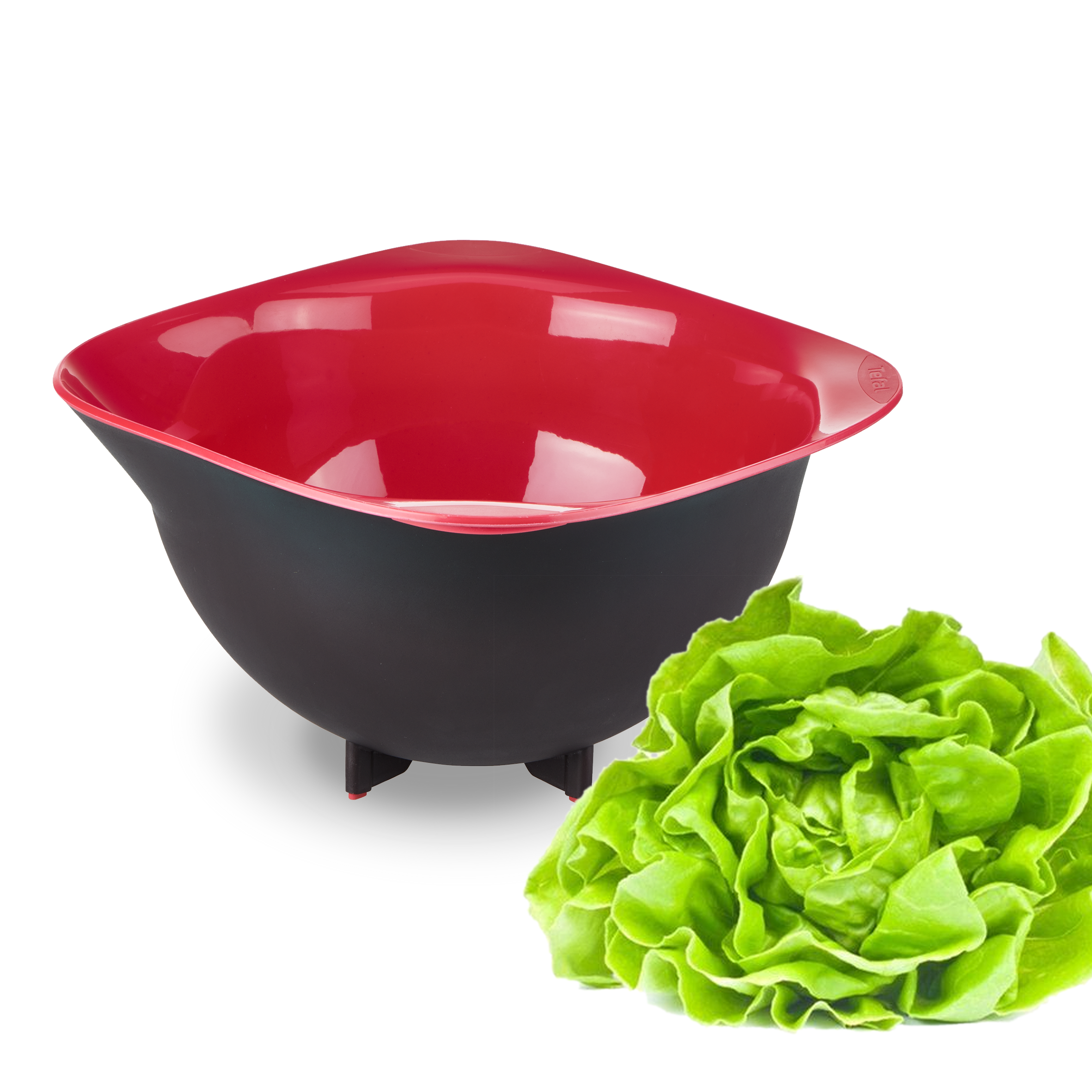 Mixovací mísa Tefal Ingenio K2070414 Červená/Černá