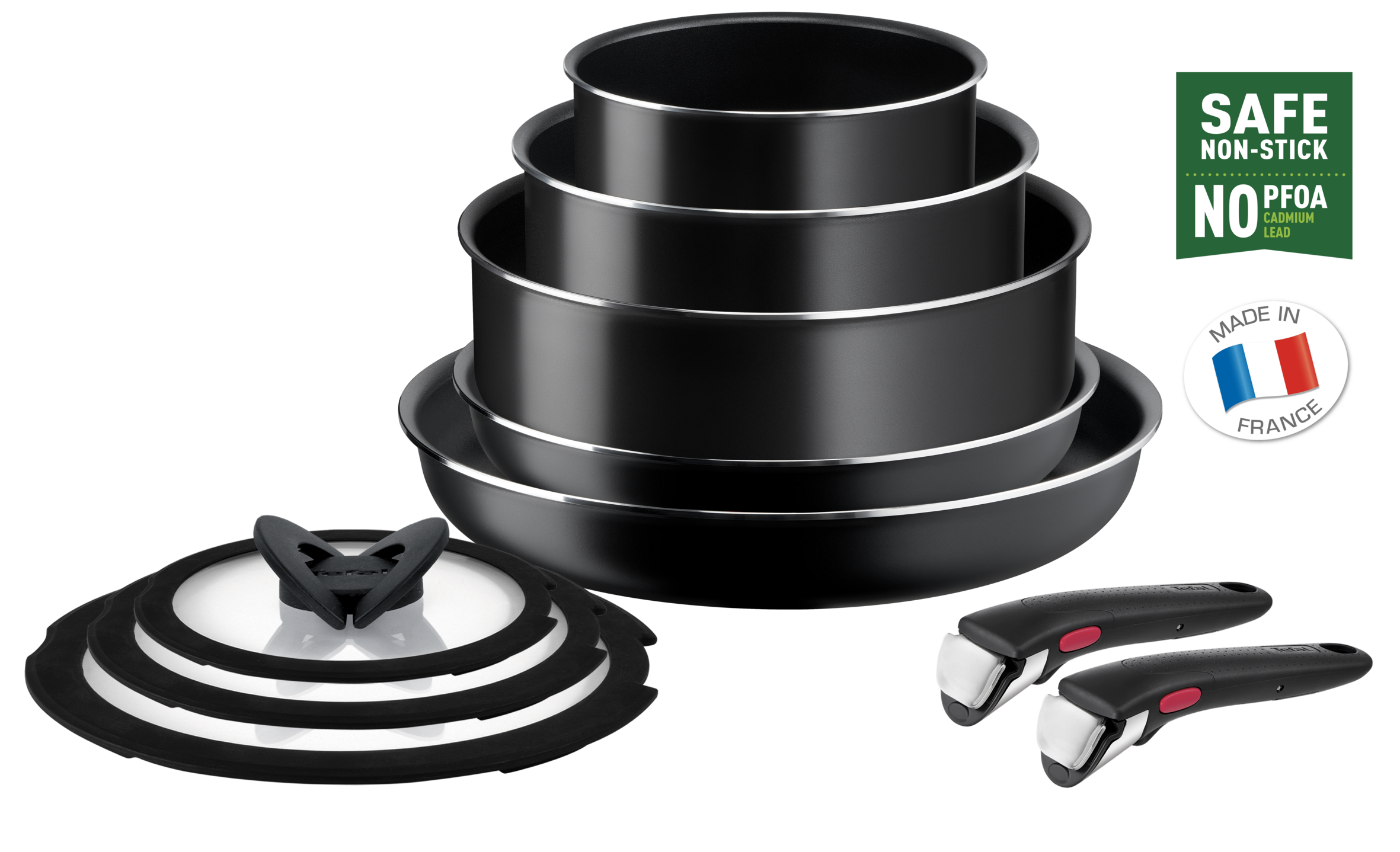 Edényszett Tefal Ingenio Easy Cook & Clean L1539053 10 db-os