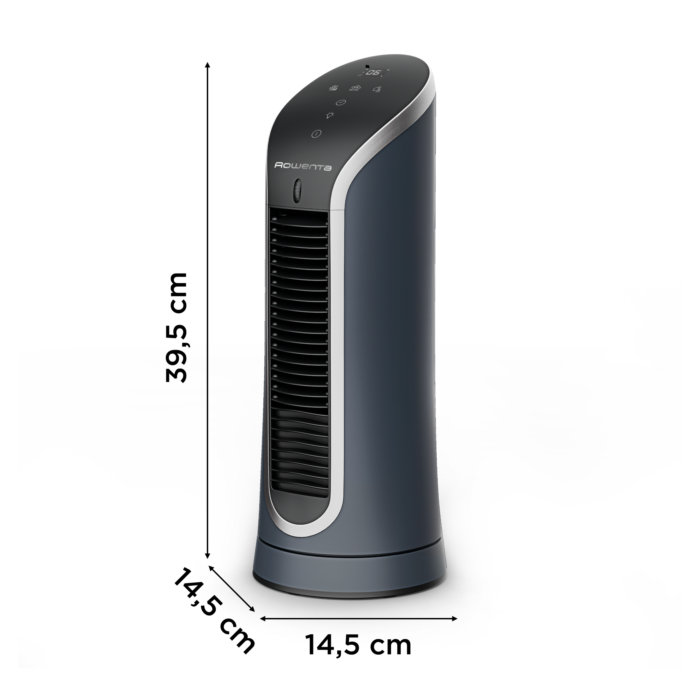 Rowenta Turbo Swift Compact – Ventilateur De Table Oscillant Multidirectionnel Silencieux 24dB Mode Nuit QV2540F0