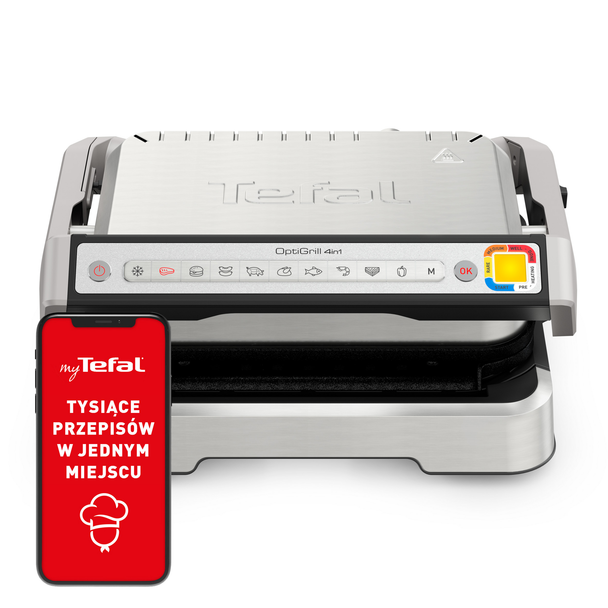 Grill elektryczny TEFAL OPTIGRILL GC774D