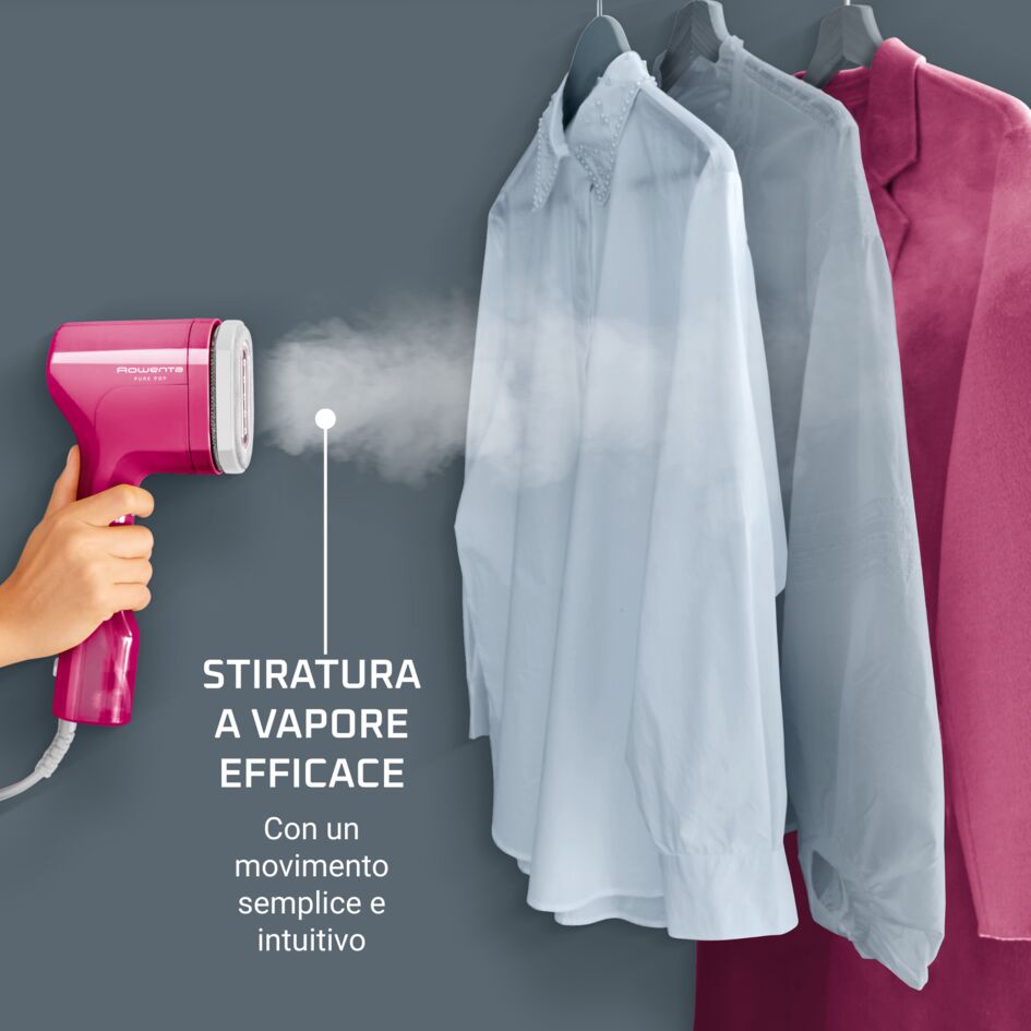 Pure Pop, Stiratore Verticale Portatile, Pad Reversibile, Pink