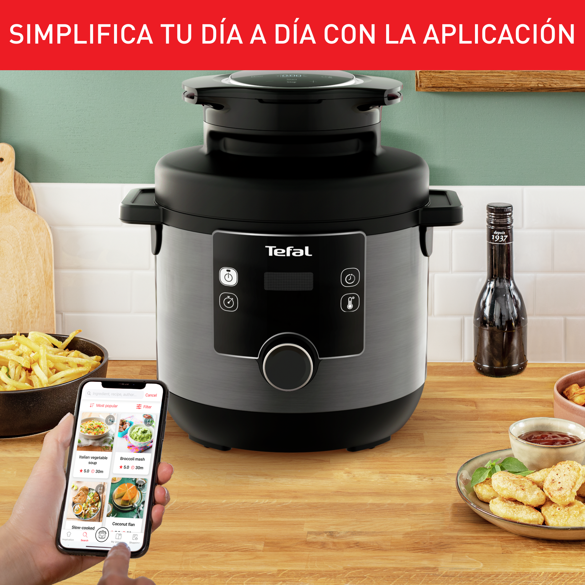 OLLA ELÉCTRICA TURBO CUISINE & FRY