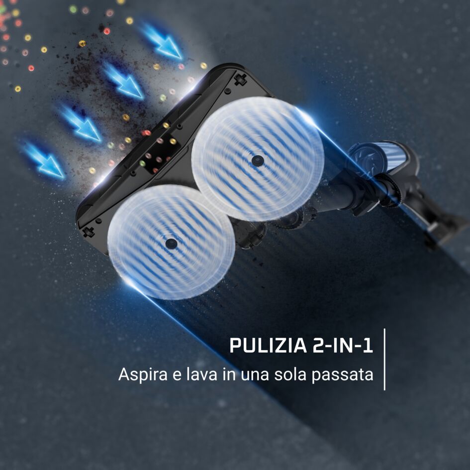 X-Force Flex 14.80, Aspirapolvere Senza Filo, Modello Aqua, 240 AW, Autonomia 90 Min