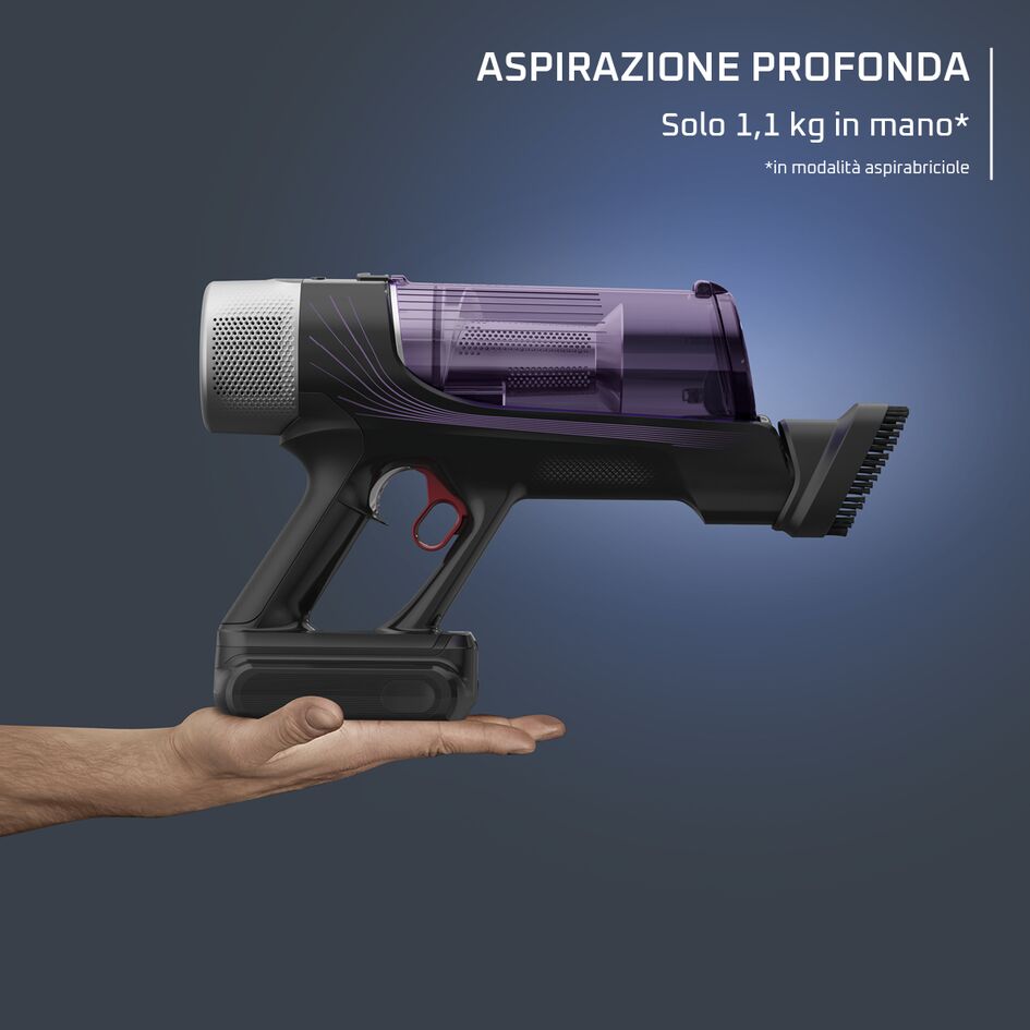 X-Force Flex 9.60, Aspirapolvere Senza Filo, Modello Allergy, 100 AW, Autonomia 45 Min
