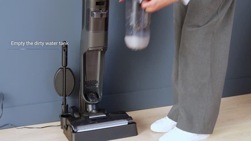 Lavapavimenti Senza Fili Rowenta X-Clean 4 - Auto-Propulsione, Doppio Serbatoio, Autonomia 50min - Foto 4