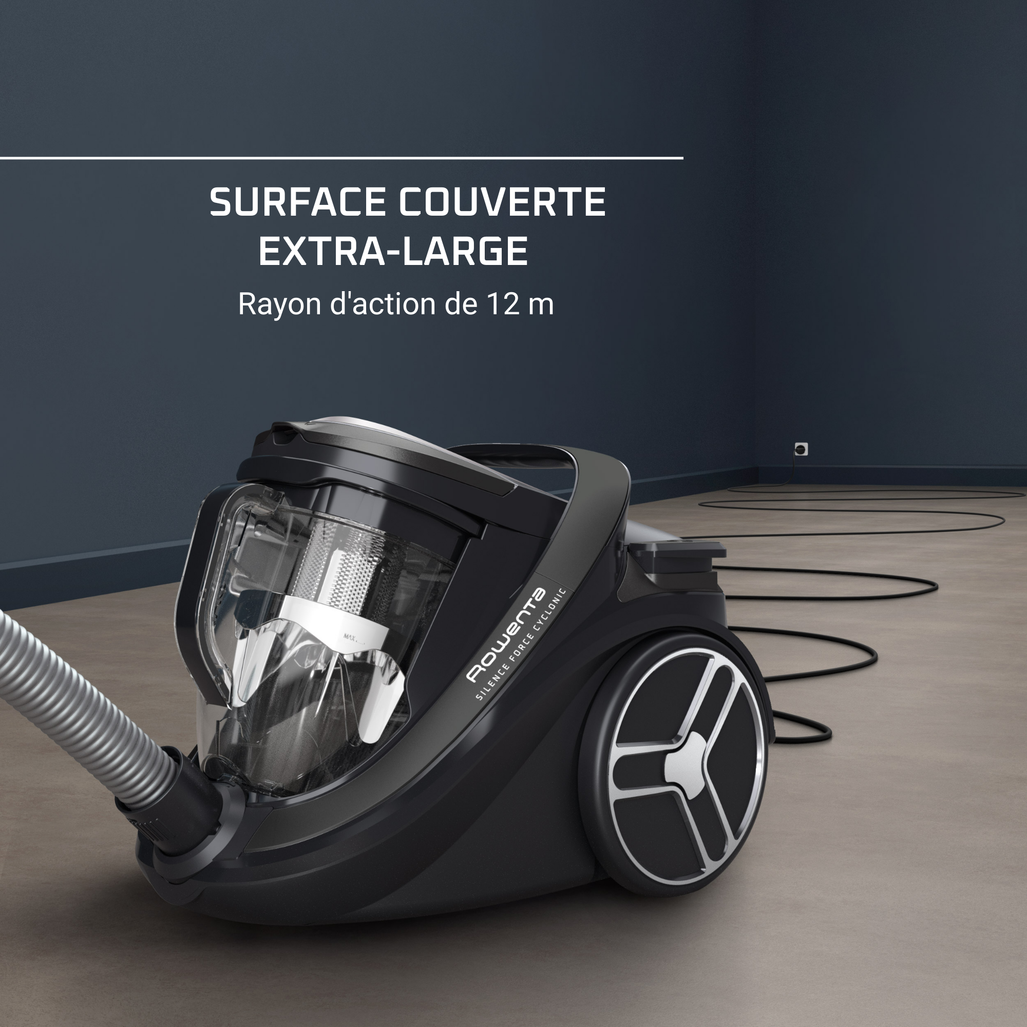 Silence Force EffiTech RO7935 Aspirateur sans sac 500W Ultra