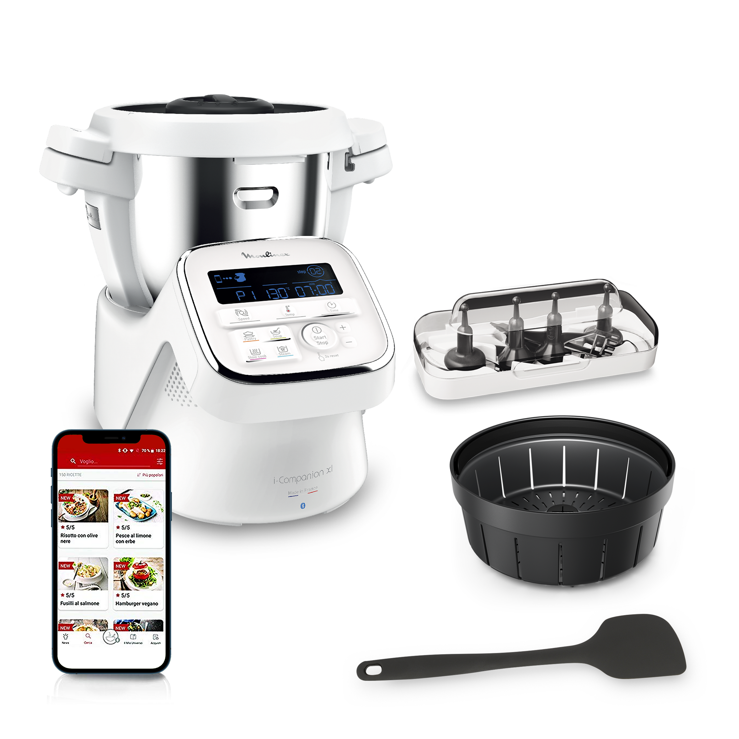 i-Companion XL HF901120 Kookrobot - 14 programma's - 7 accessoires