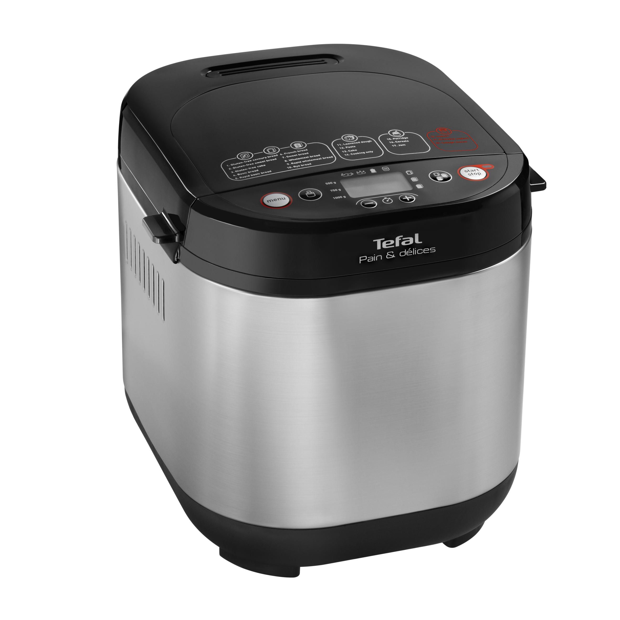 Kenyérsütő Tefal Pain & Delices PF240E38 Rozsdamentes/Fekete