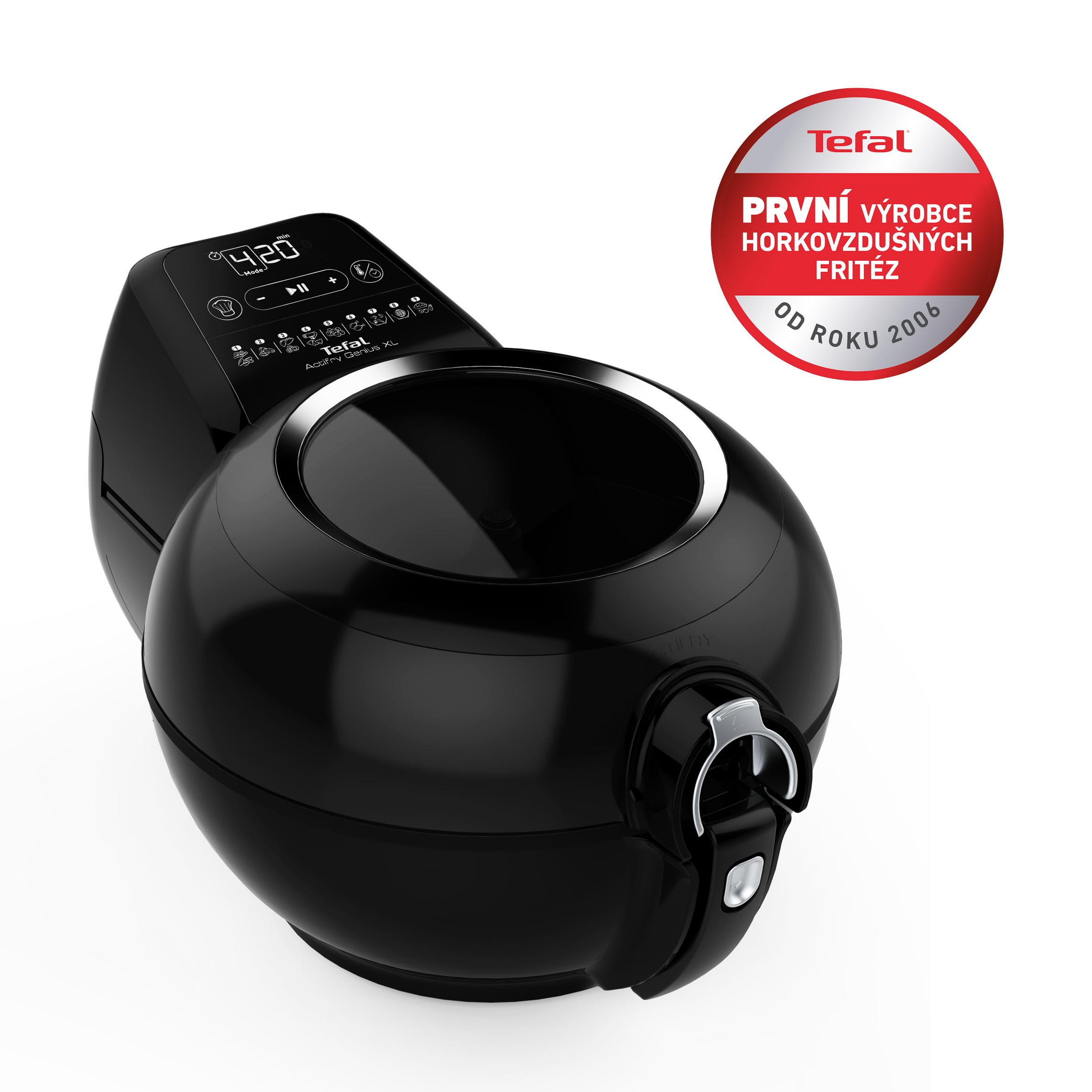 Horkovzdušná fritéza Tefal ActiFry Genius XL AH960830 Černá