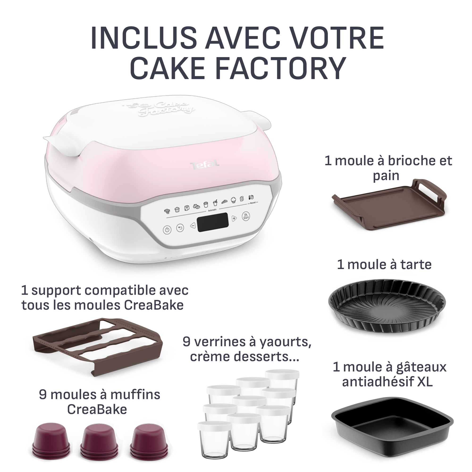 Cake Factory Infinity, Appareil à gâteau, Compatible avec les moules ...