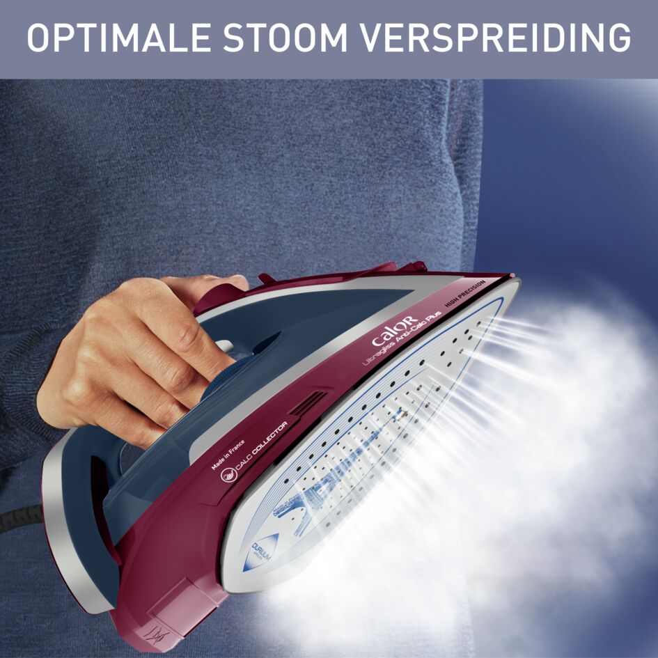 Calor Stoomstrijkijzer, 2800 W, continue stoomstroom 50 g/min, stoomstoot 250 g/min, antikalksysteem, eco-modus, Ultragliss Anti-Calc Plus FV6830C0 Calor Stoomstrijkijzer, 2800 W, continue stoomstroom 50 g/min, stoomstoot 250 g/min, antikalksysteem, eco-modus, Ultragliss Anti-Calc Plus FV6830C0