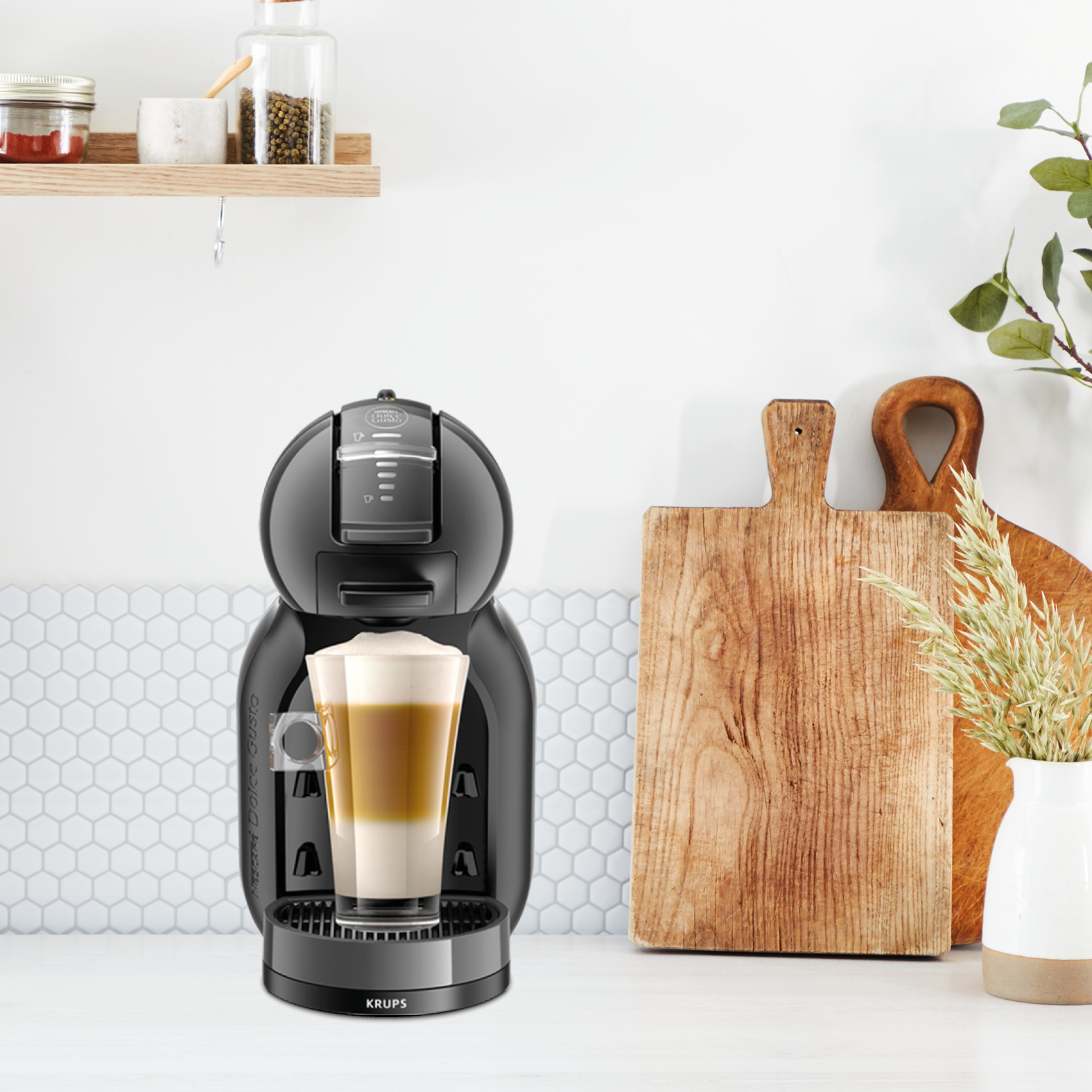 Mini Me Schwarz & Anthrazit KP1238 | Nescafé® Dolce Gusto® | Krups