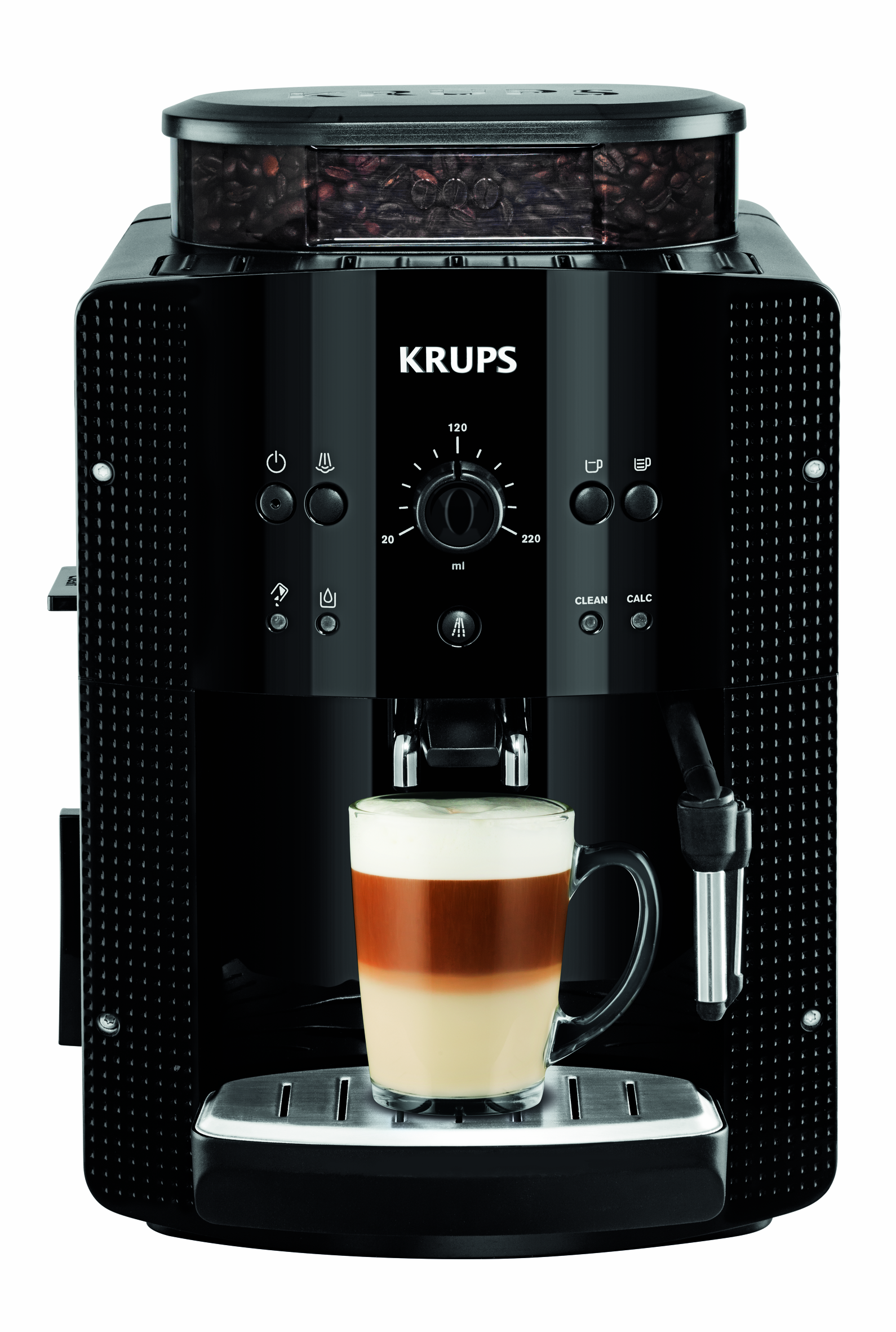 Essential, Cafetera Superautomática, Mecánica, Espumador de leche, Negra