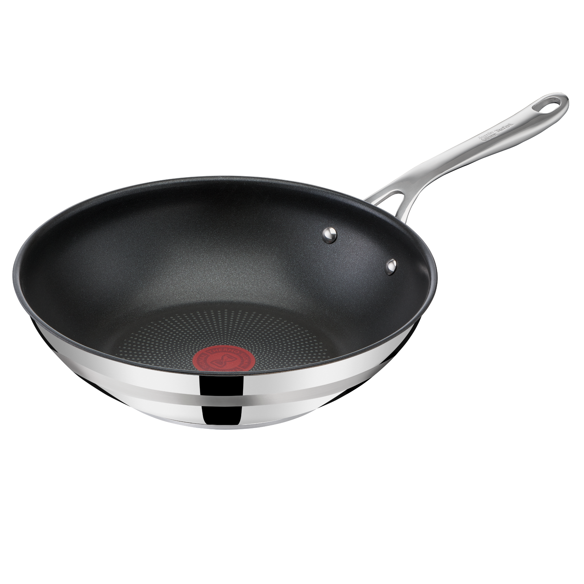Tefal E43506 Jamie Oliver Pfanne 28 Cm Edelstahl Günstig Jamie Oliver by Tefal Cook' Smart Edelstahl-Wokpfanne 28cm, E31019