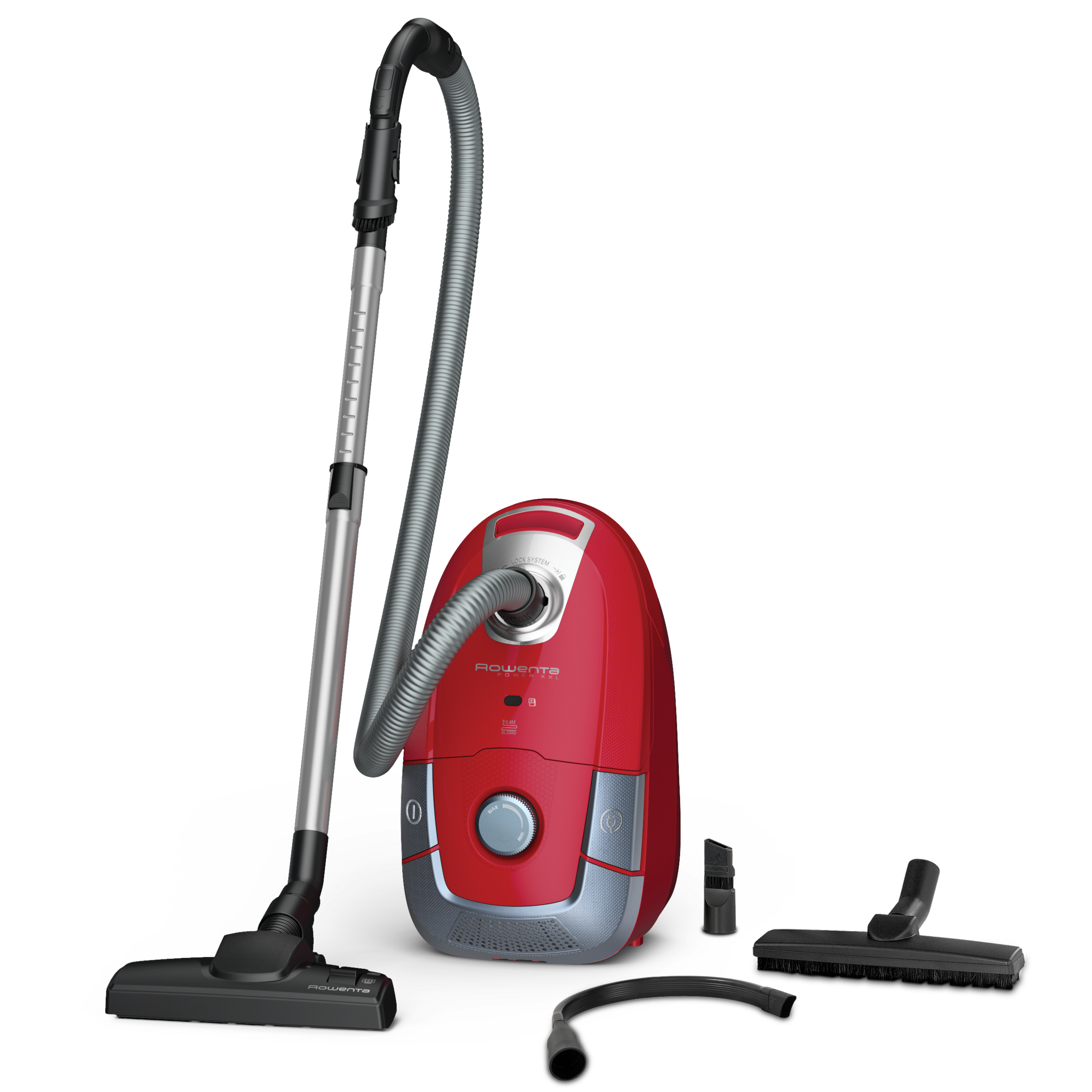 POWER XXL ROJO Y GRIS HOME & CAR + 3 ACCESORIOS