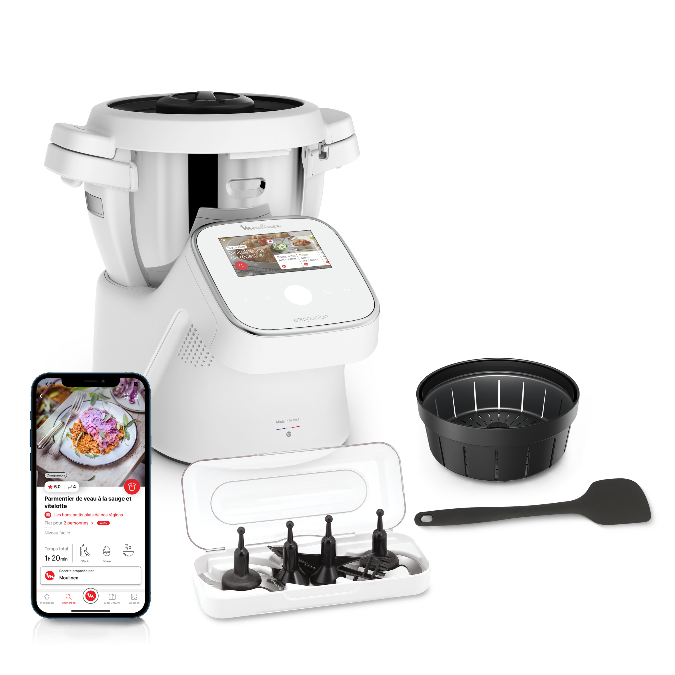 Robot de cocina I-Companion Touch Blanco de Moulinex