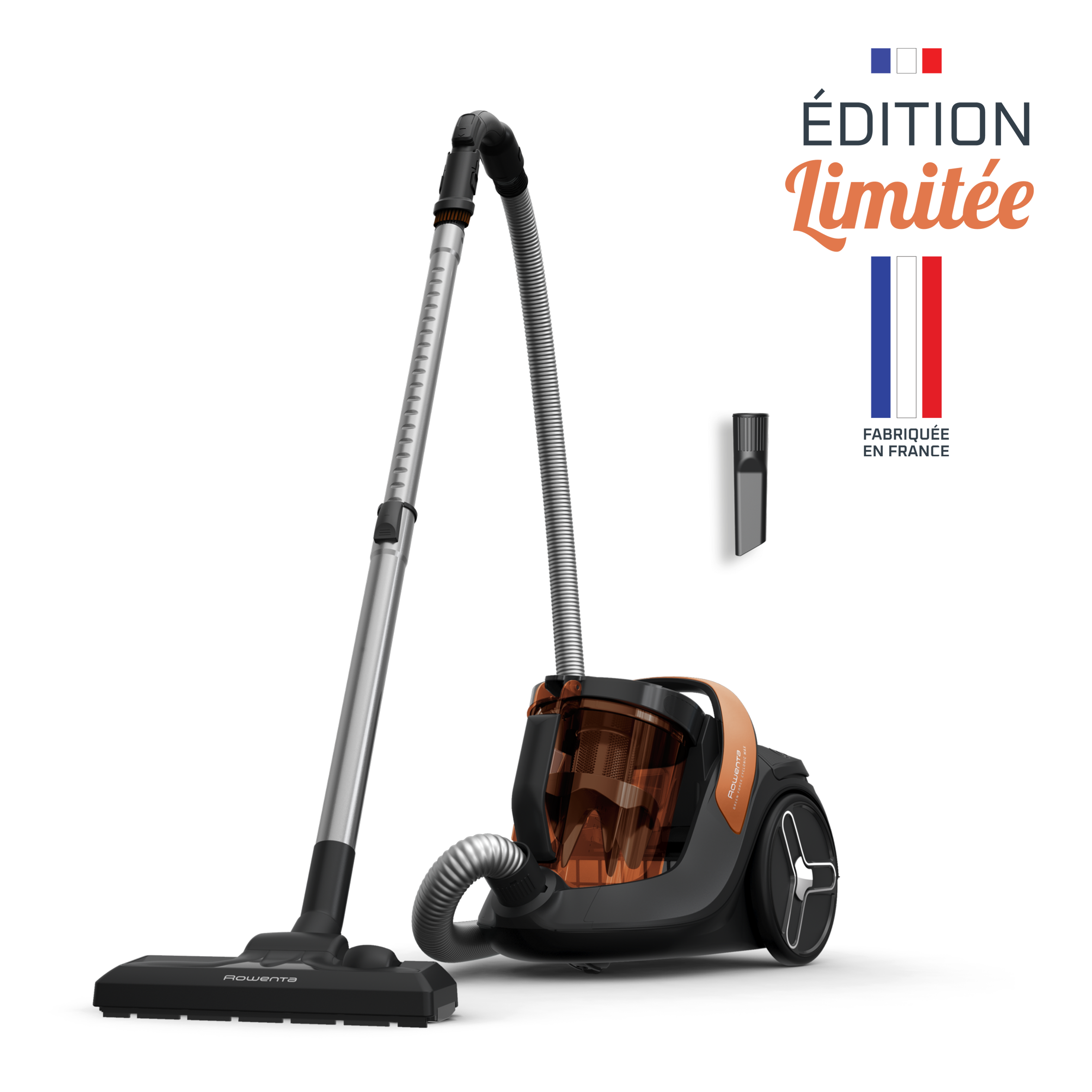Green Force Cyclonic Max, Aspirateur sans sac, 900W max, Eco-conçu, Fabriqué en France