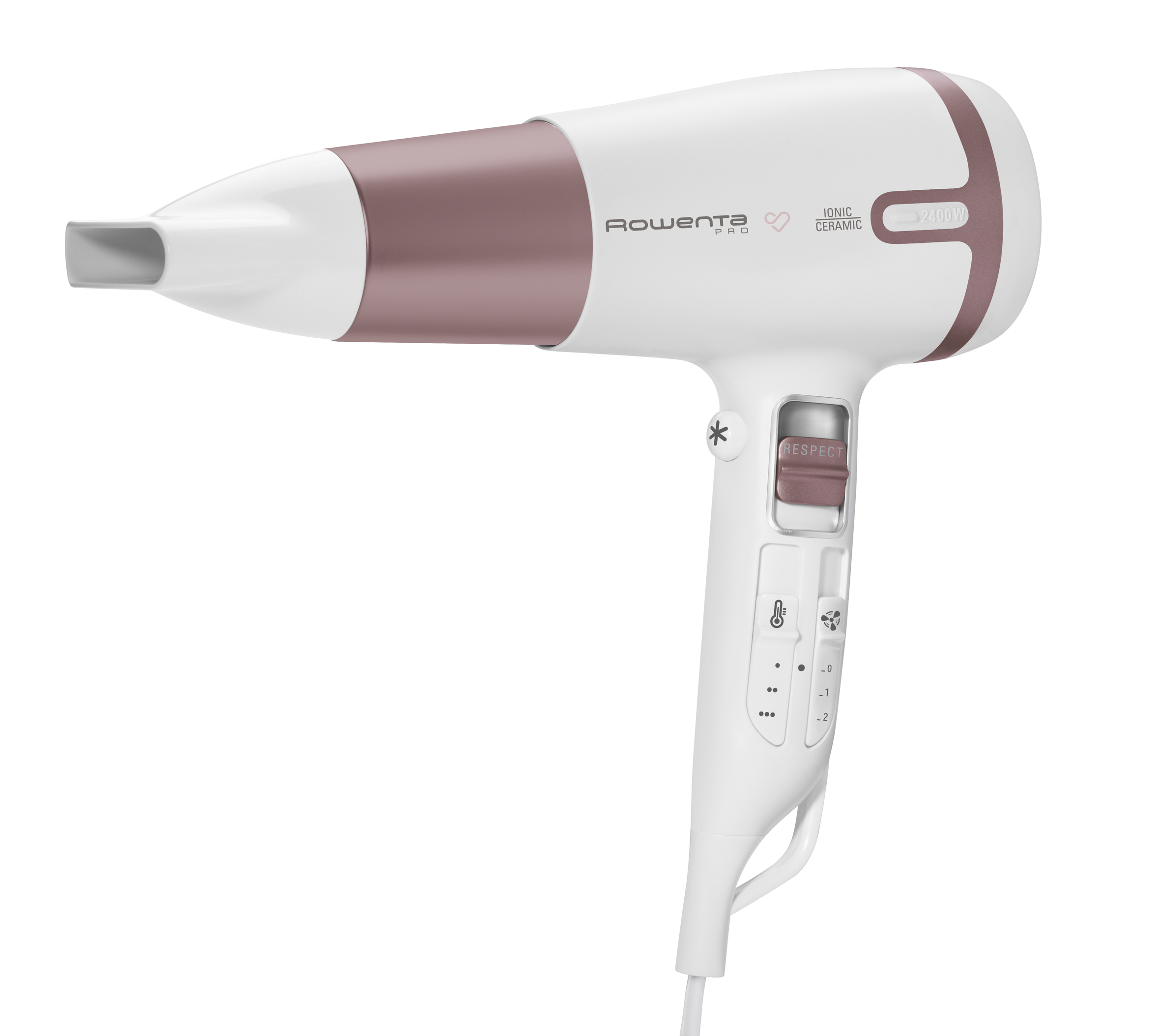 Suszarka do włosów, Rowenta Premium Care Pro, jonizacja, 3 poziomy 