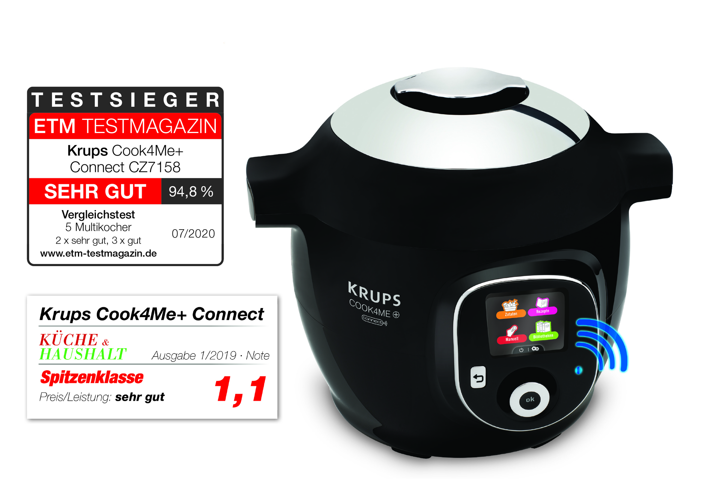 Cook4Me  Connect CZ7158 | Multikocher | Krups