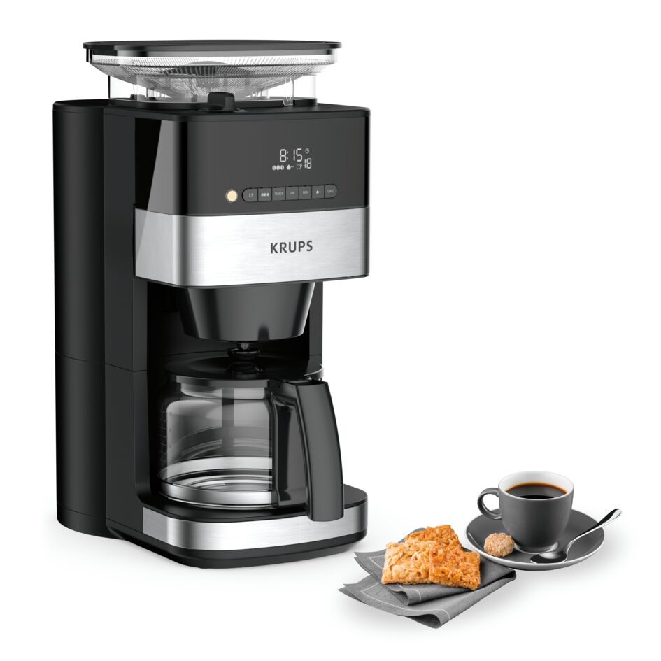 Krups KM4681 Druckbrüh-Automat T8.2, 8-12 Tassen, weiß