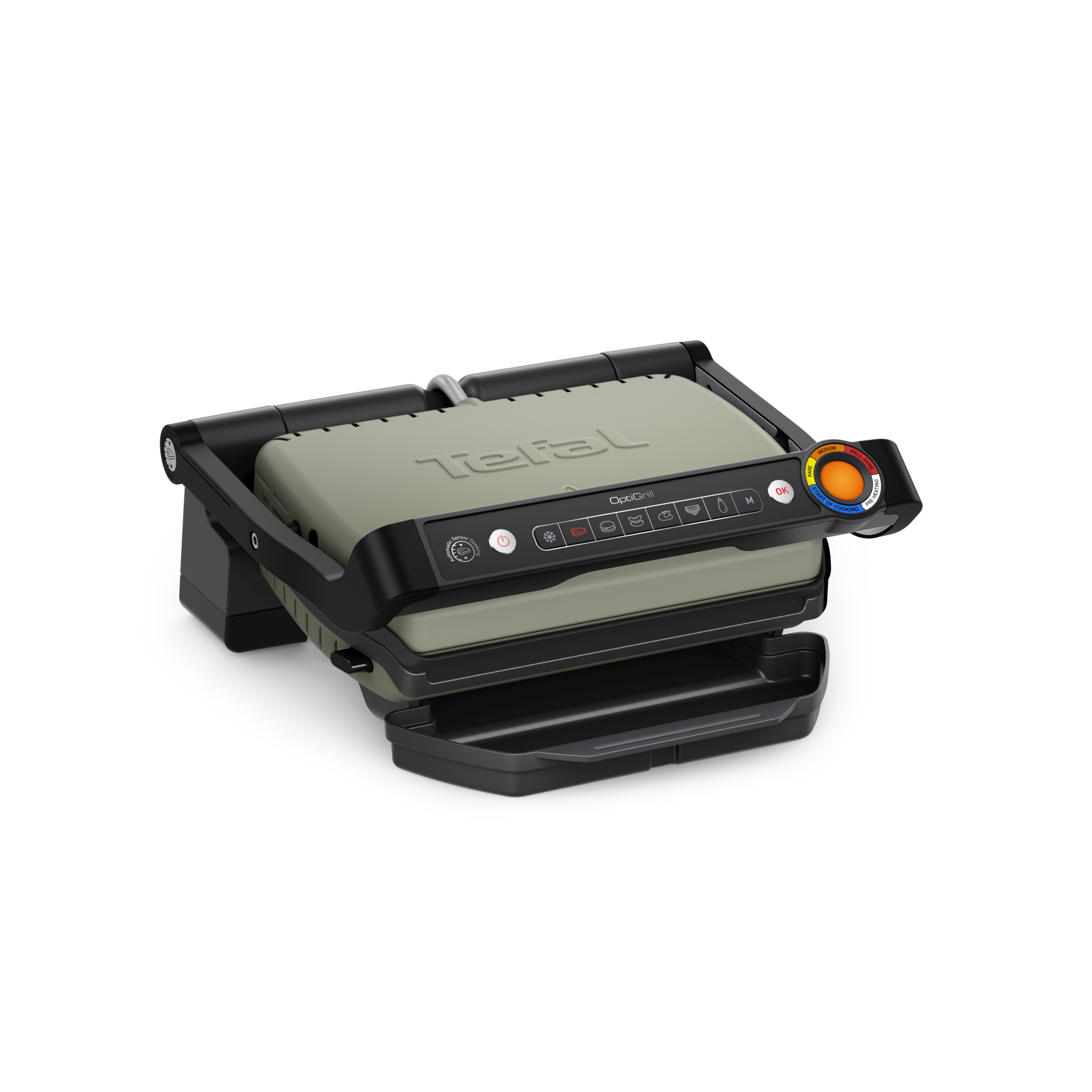 OptiGrill Eco Design, Parrilla Inteligente, 2000 W, 6 programas automáticos, Resultados Óptimos, Sin Supervisión