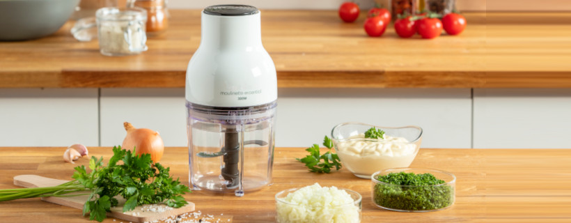 Moulinex Electric Onion Chopper 3 in 1 - 300 Watt DJ520127